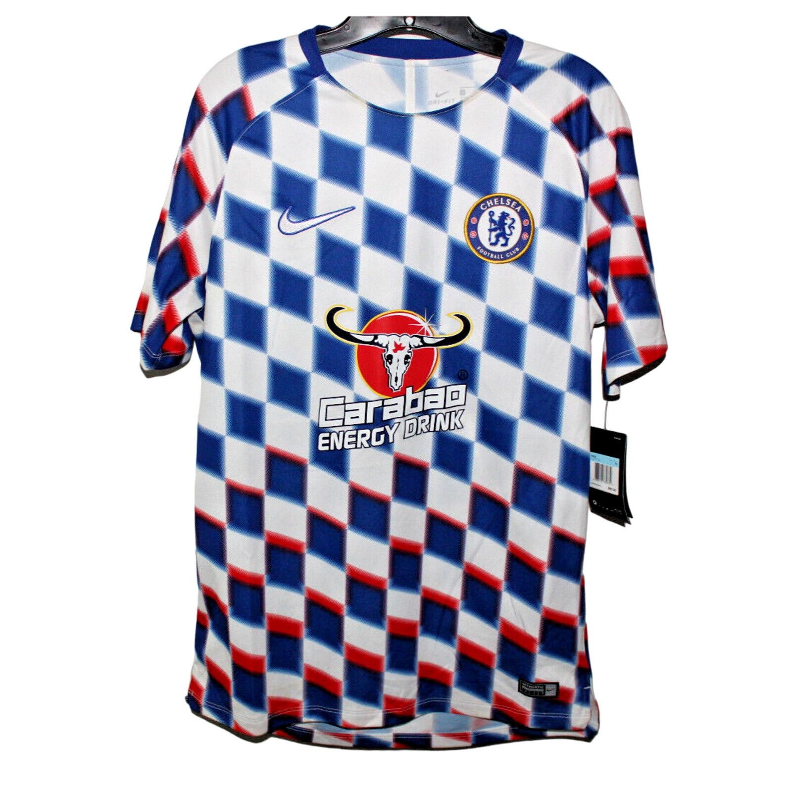 Nike New NIKE Chelsea Football Carabao Plaid Jersey 919937-101 M Size US M / EU 48-50 / 2 - 1 Thumbnail