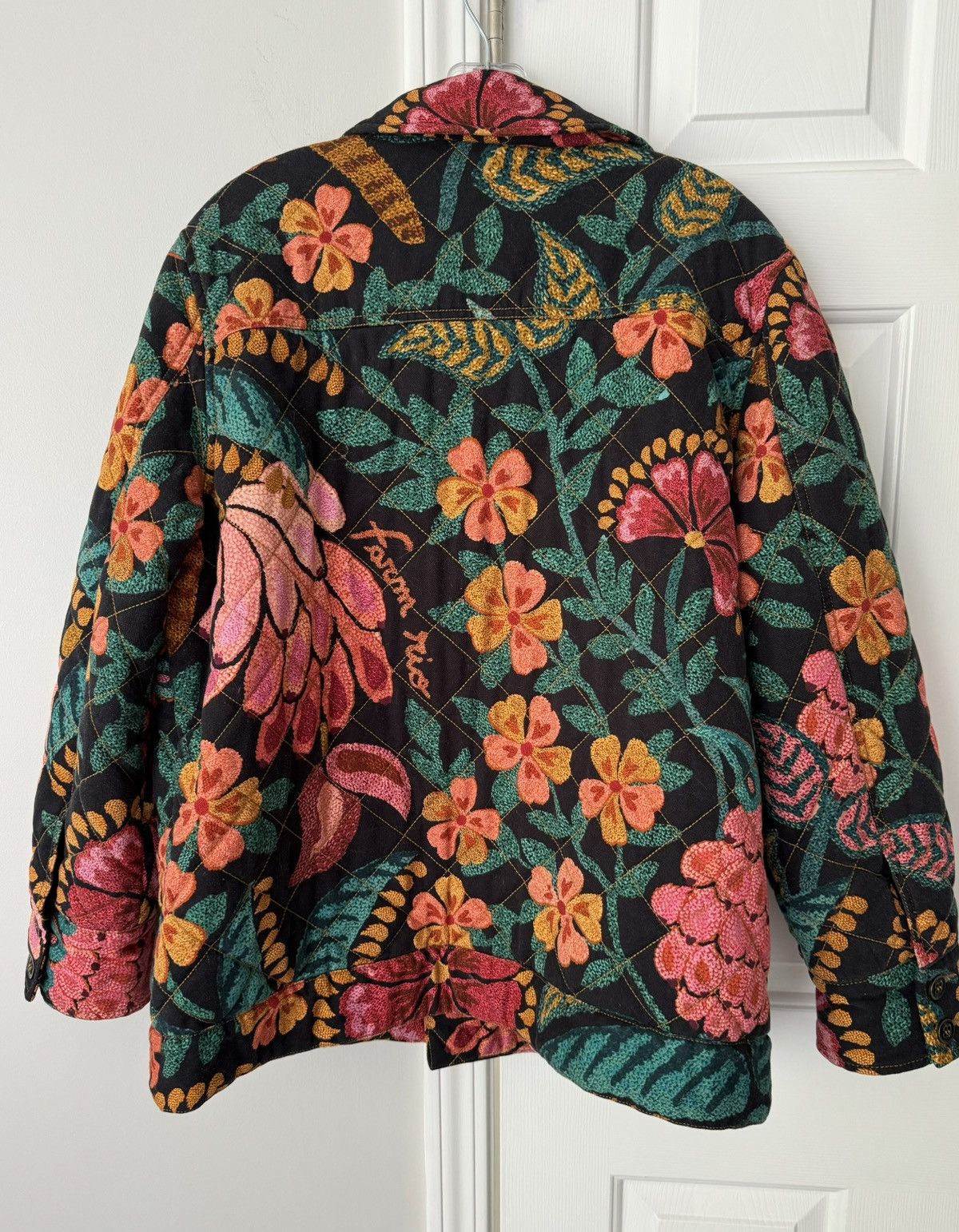 Farm Rio Farm Rio Made In Brazil Gabardine Jacket, Size M Size M / US 6-8 / IT 42-44 - 9 Thumbnail
