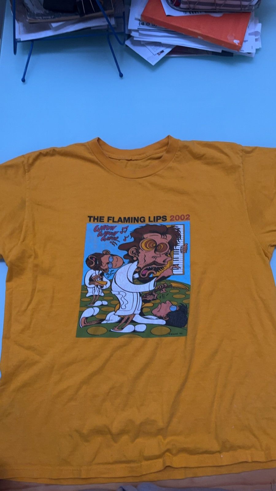 Vintage The flaming lips 2002 t shirt Size US XL / EU 56 / 4 - 1 Thumbnail