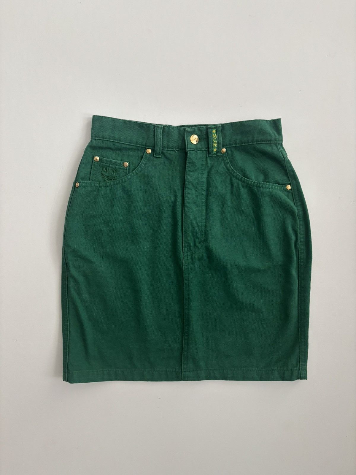 MCM MCM vintage mini skirt made in Italy Size 28" / US 6 / IT 42 - 1 Thumbnail