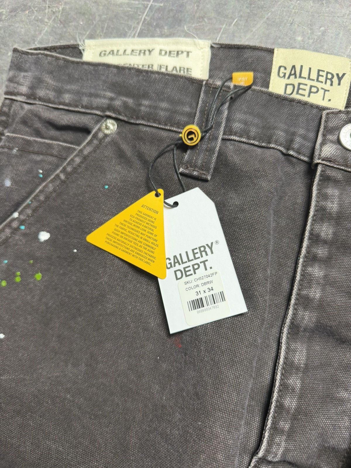 Gallery Dept. Gallery Dept. LA Flare Carpenter Pants in Brown Size US 31 - 12 Thumbnail