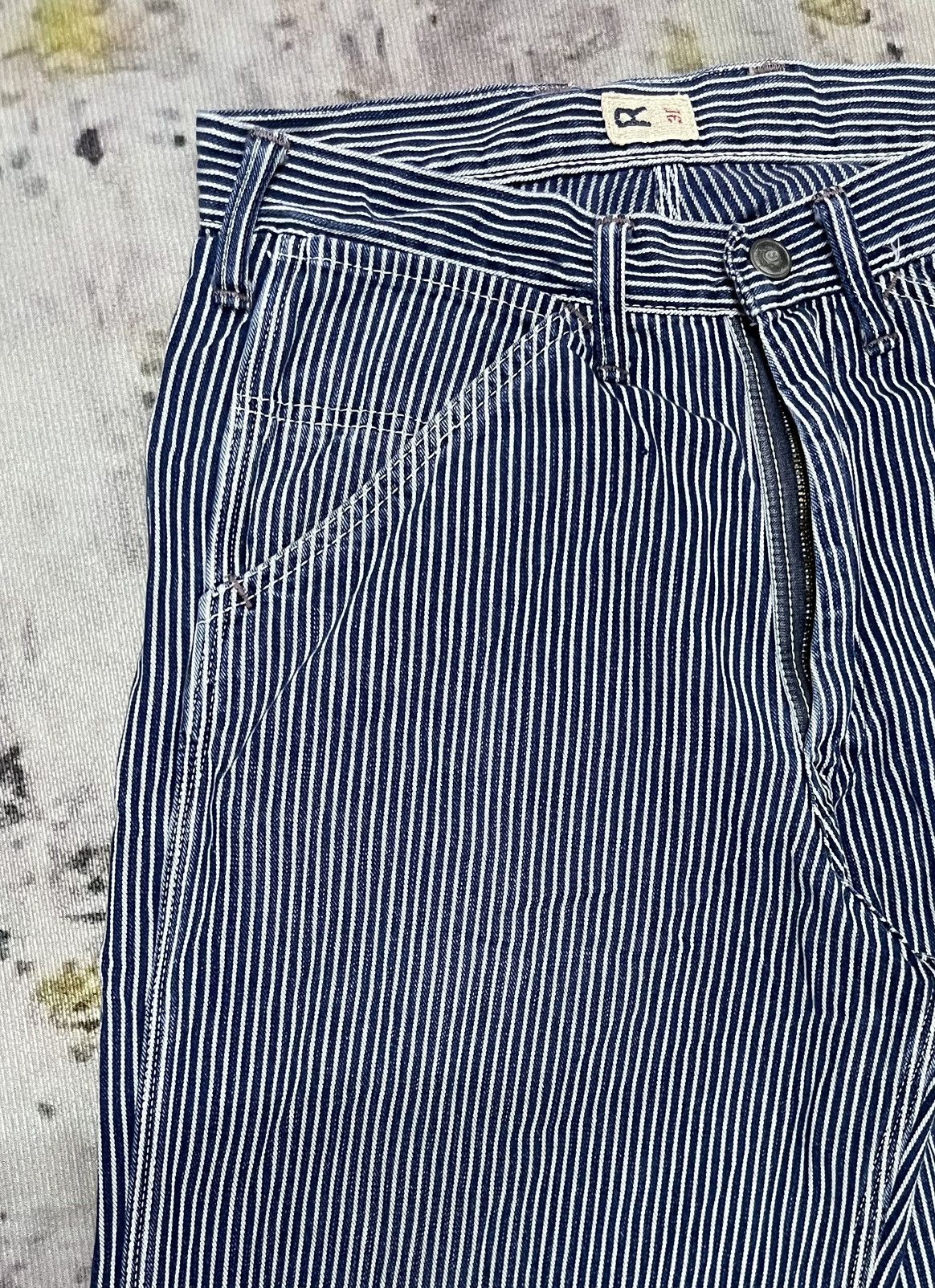 Japanese Brand Flare Japanese Stripe Vintage Size US 29 - 5 Thumbnail