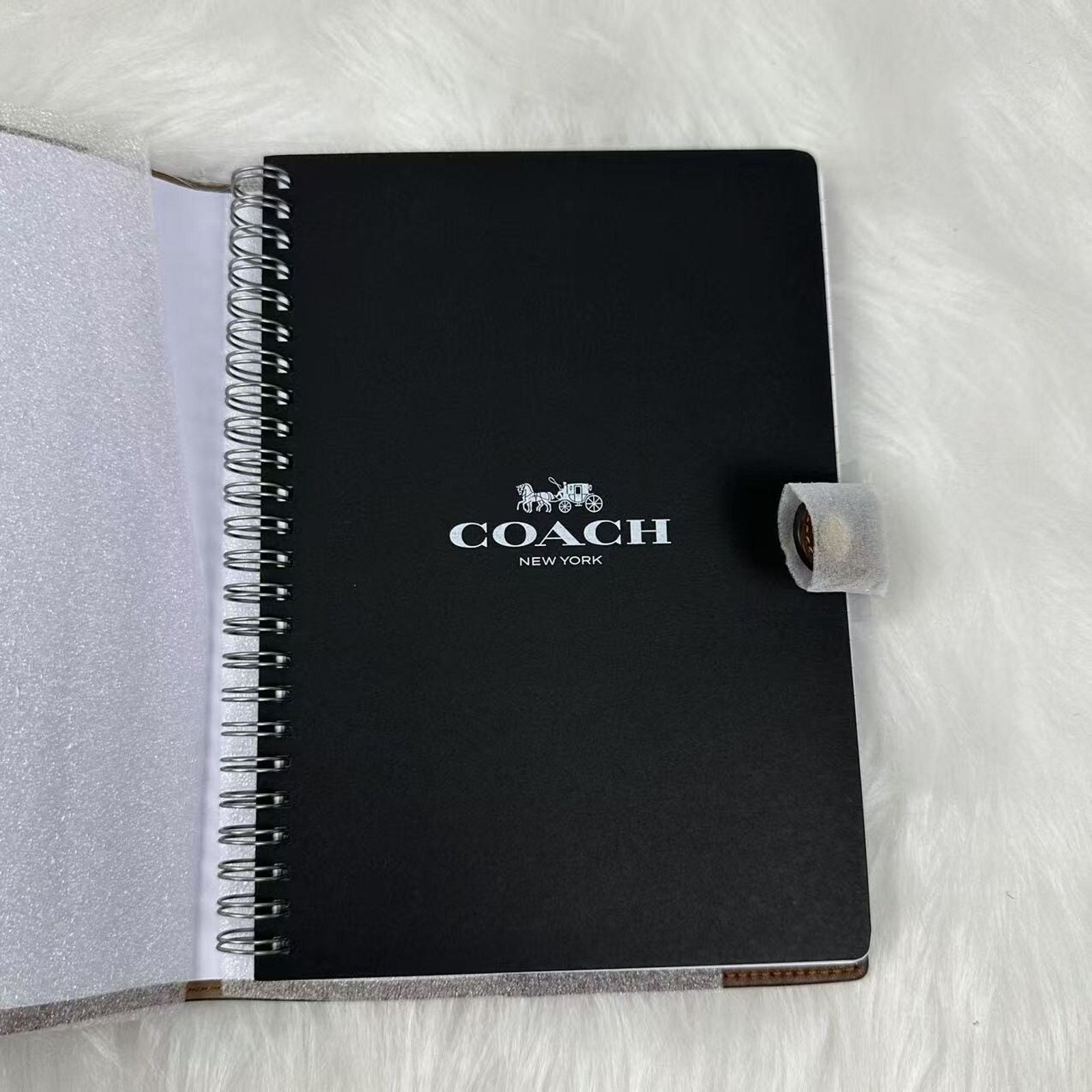 Coach Coach Snap Notebook In Signature Canvas/leather/ Tan Brown Size ONE SIZE - 4 Thumbnail