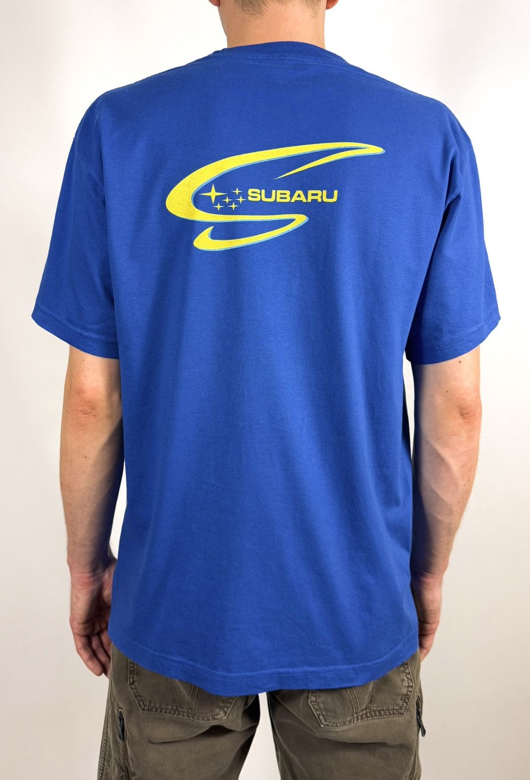 Vintage Y2k Vintage Subaru Logo Racing Tee T-shirt 90s Size US XL / EU 56 / 4 - 3 Thumbnail
