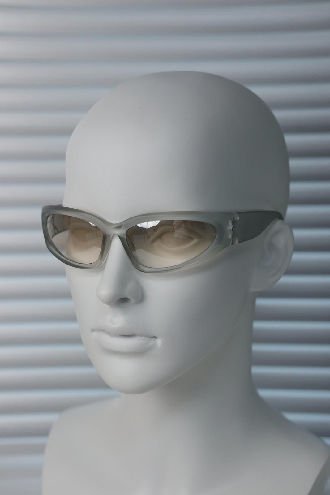 Japanese Brand Vtg Y2k Avant Garde Futuristic Black Sunglasses Unisex OS Size ONE SIZE - 3 Thumbnail