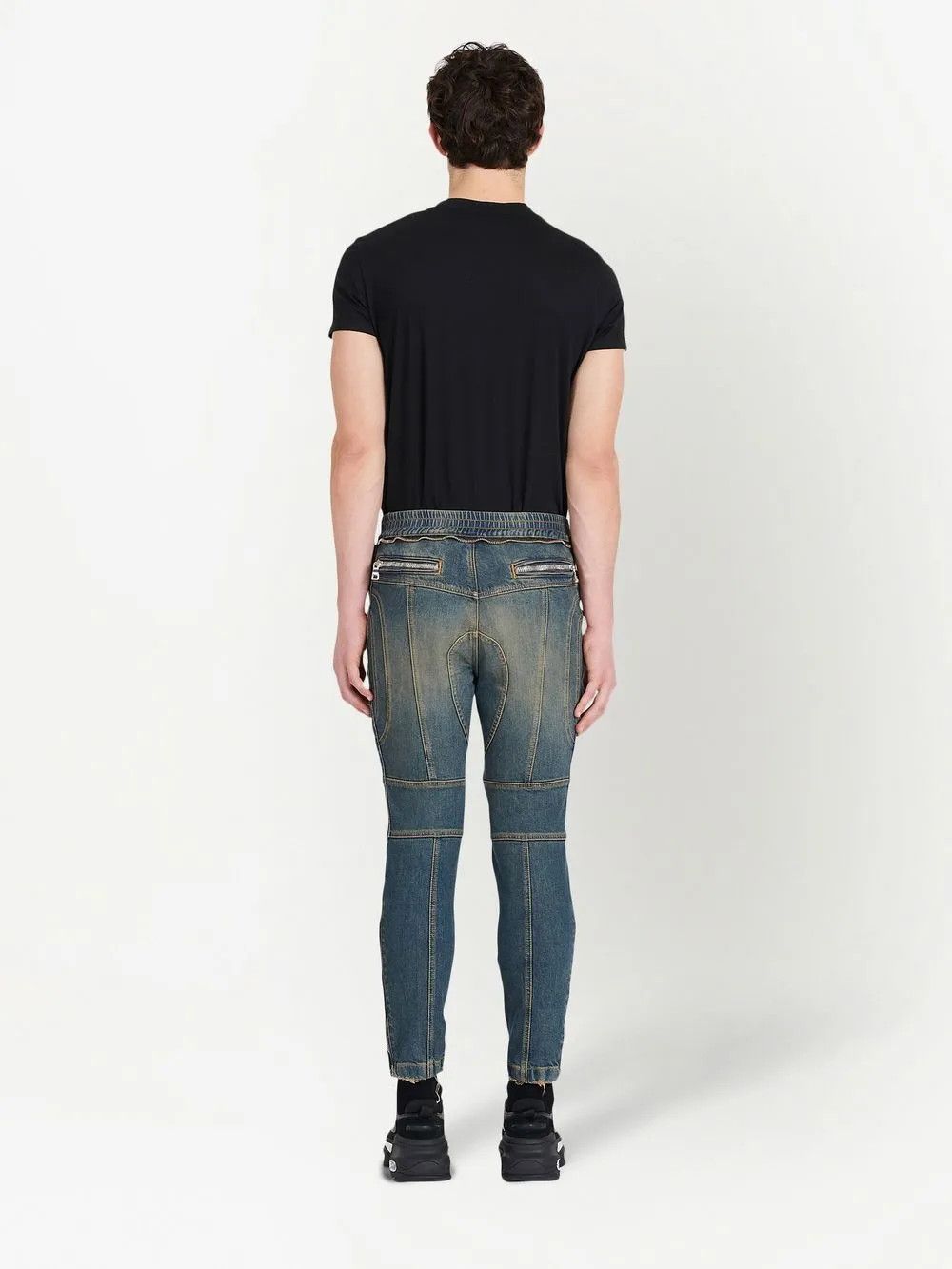 Balmain o1y0426 Denim Pant in Blue Size US 33 - 4 Thumbnail