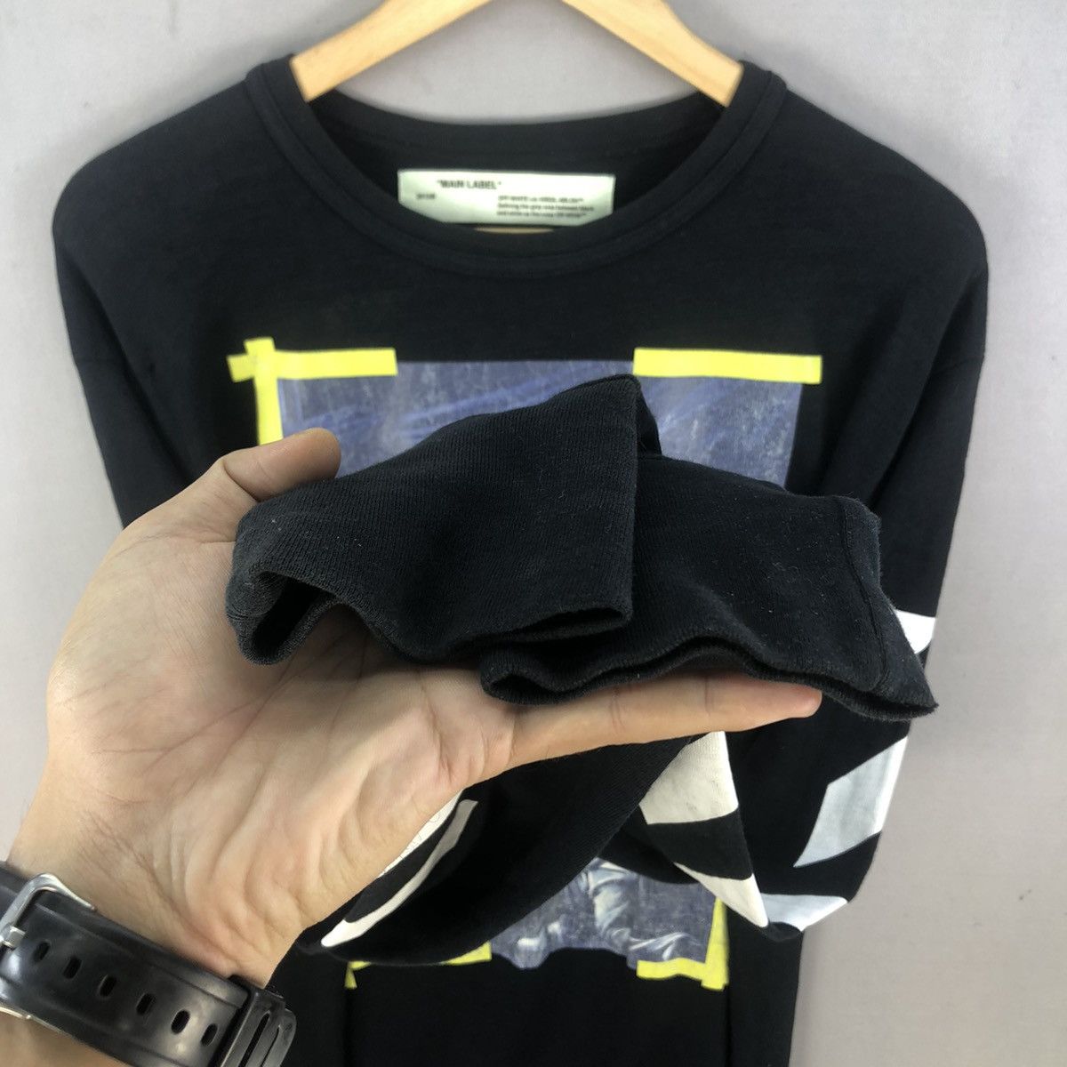 Off-White Off-White F/W 2017 “ Caravaggio Seeing Things “ Long Sleeve Size US S / EU 44-46 / 1 - 15 Thumbnail