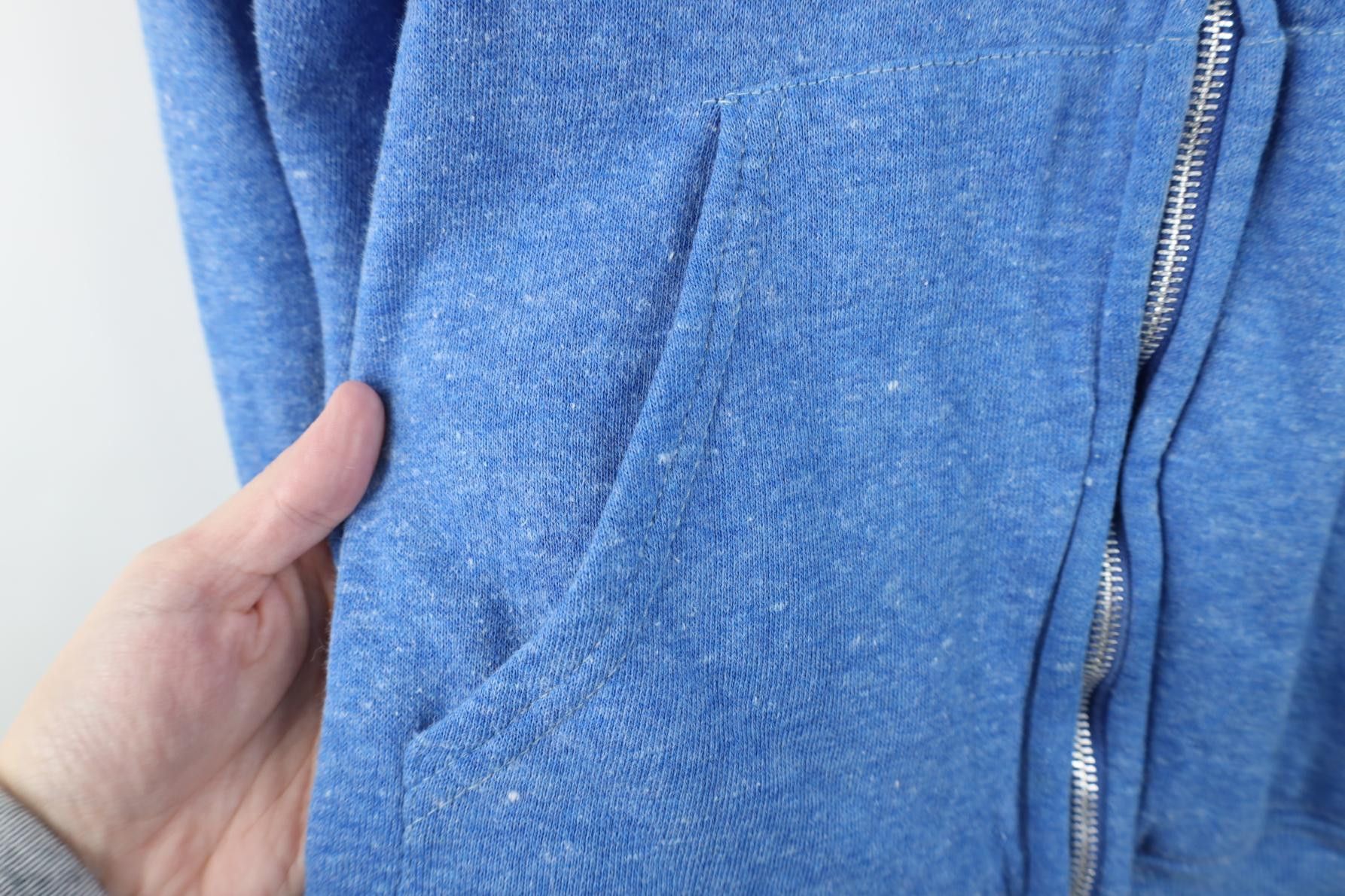 Vintage Vintage 70s Streetwear Full Zip Hoodie Sweatshirt Blue USA Size US M / EU 48-50 / 2 - 6 Thumbnail