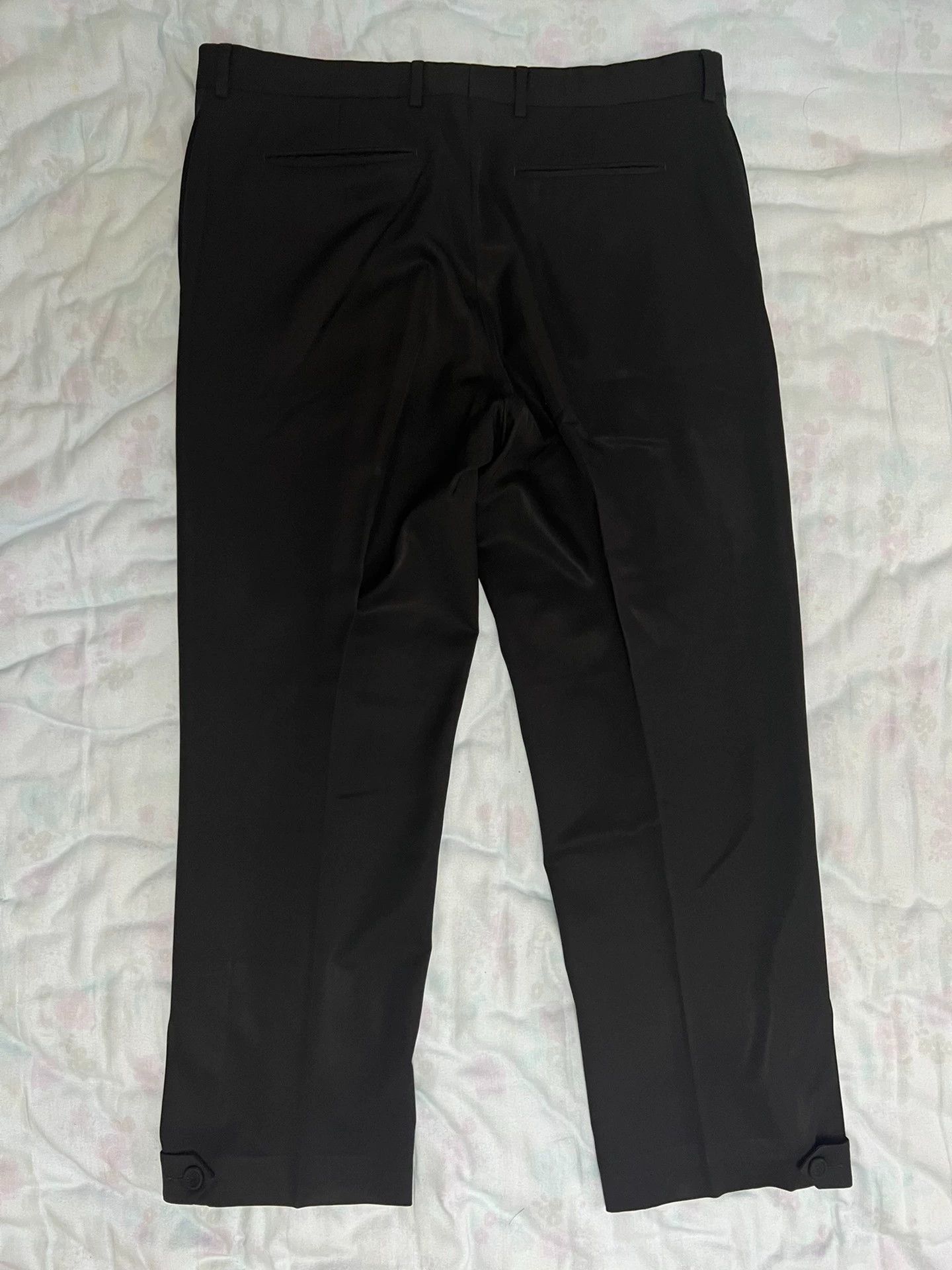 Dior Dior Runway Wool Trousers Men's Black 52 Size US 36 / EU 52 - 3 Thumbnail