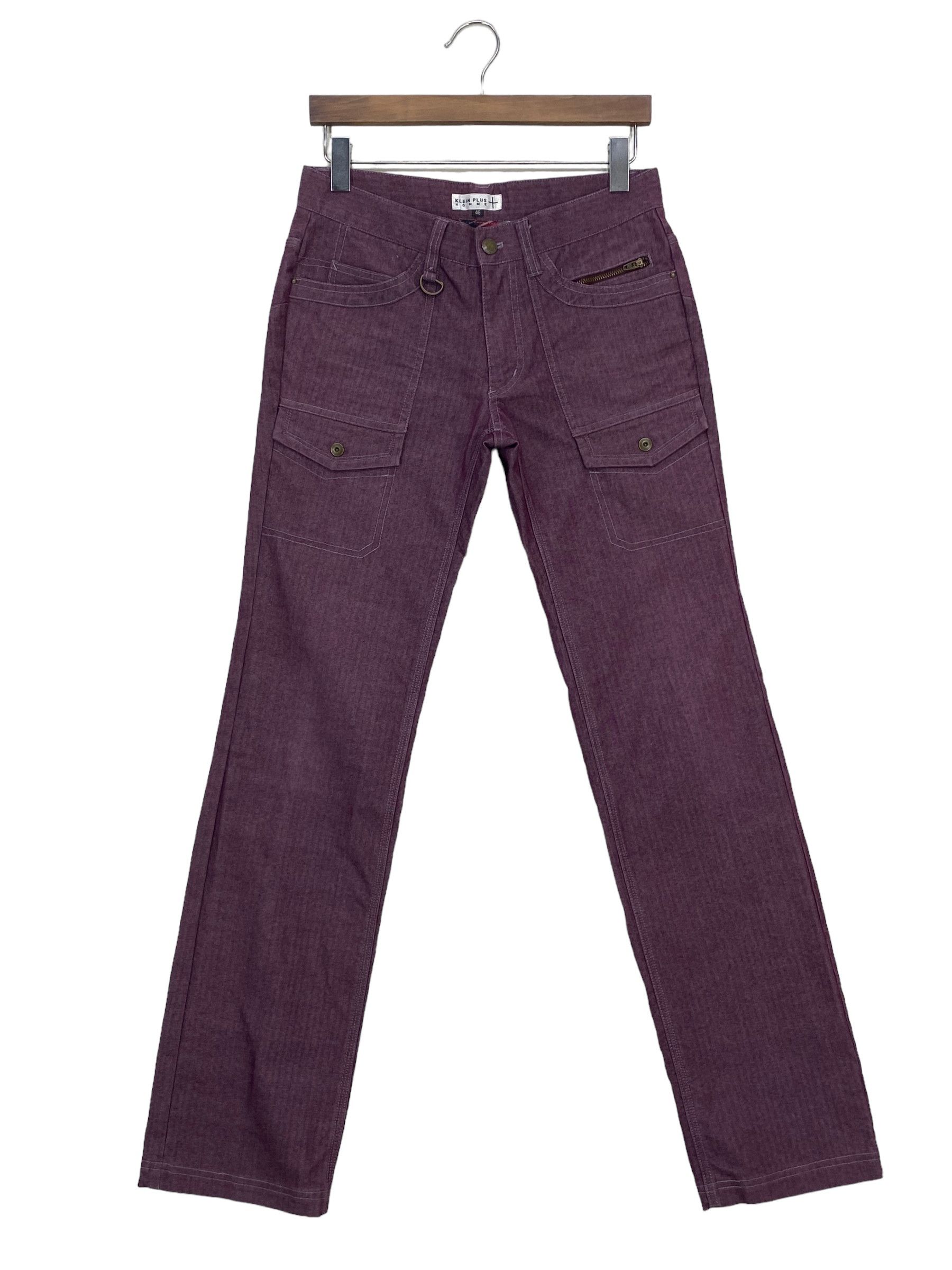 image of Michel Klein Mk Klein Baker Pocket Pants in Red, Men's (Size 30)