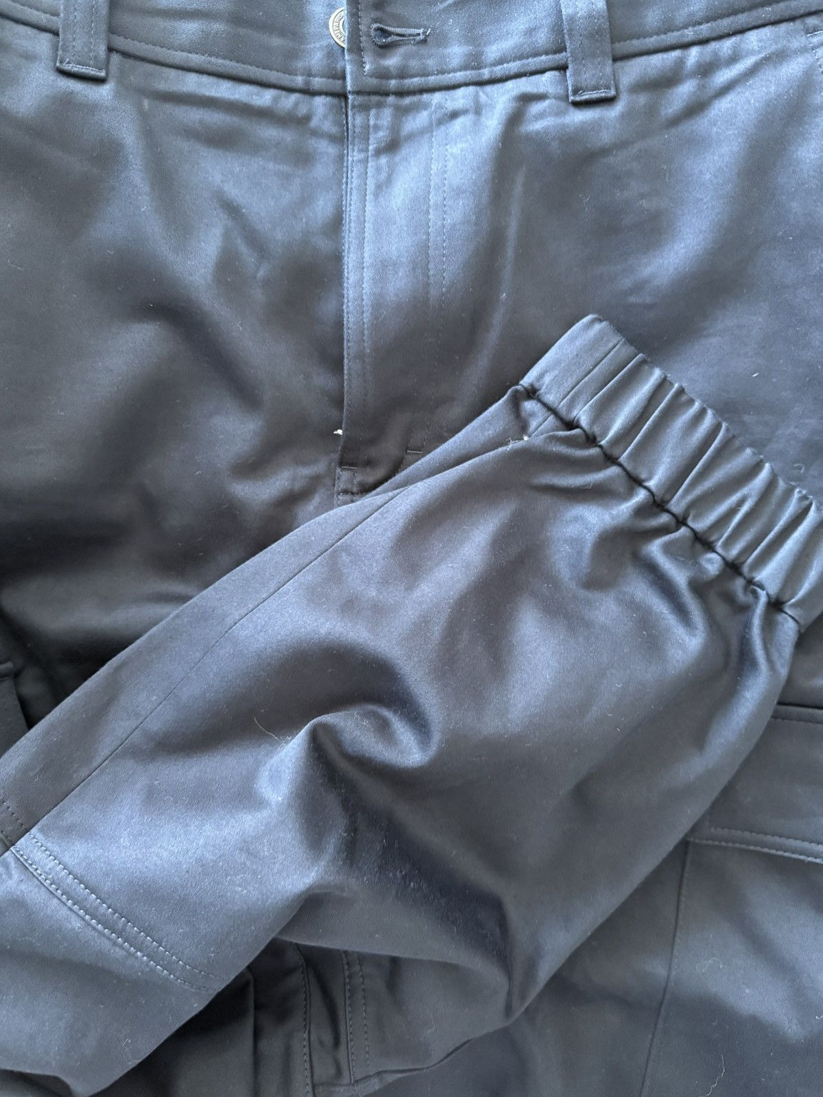 AMI AMI Paris Cargo Pants – Navy Blue – Size XL Size US 34 / EU 50 - 6 Thumbnail