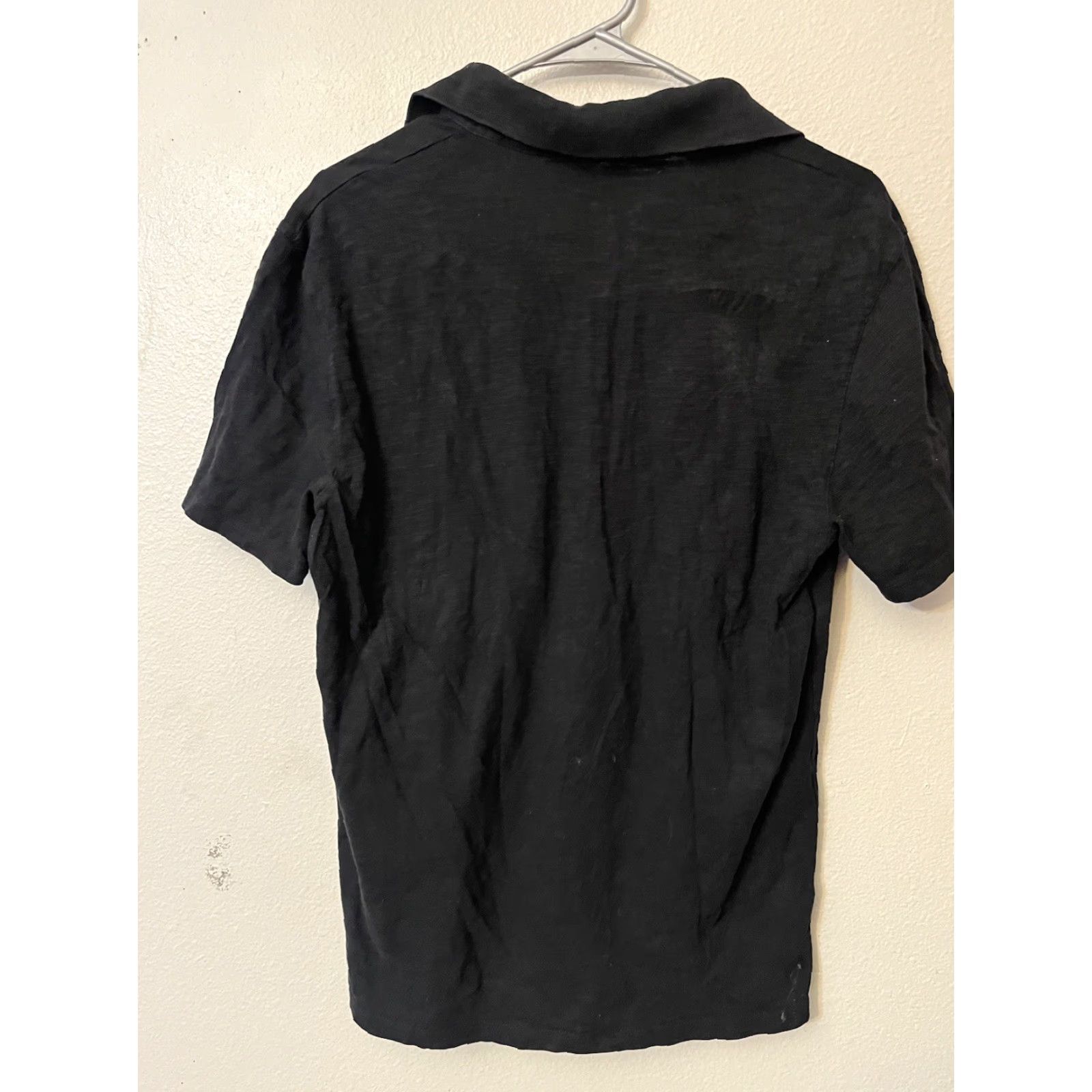 Vince Vince Polo Shirt Mens Size M Black Cotton Knit Designer Preppy Casual Size US M / EU 48-50 / 2 - 2 Thumbnail