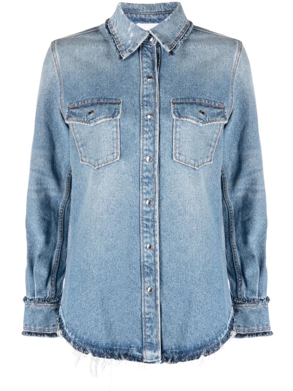 Chloe DENIM COTTON SHIRT Size S / US 4 / IT 40 - 1 Thumbnail
