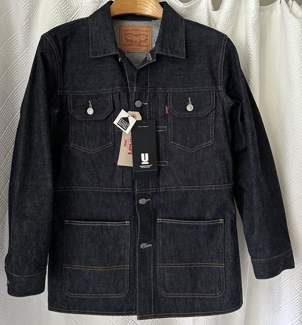 Levi's × Undercover Undercover Jun Takahashi Denim Chore Jacket w/ Tags Size US S / EU 44-46 / 1 - 1 Thumbnail