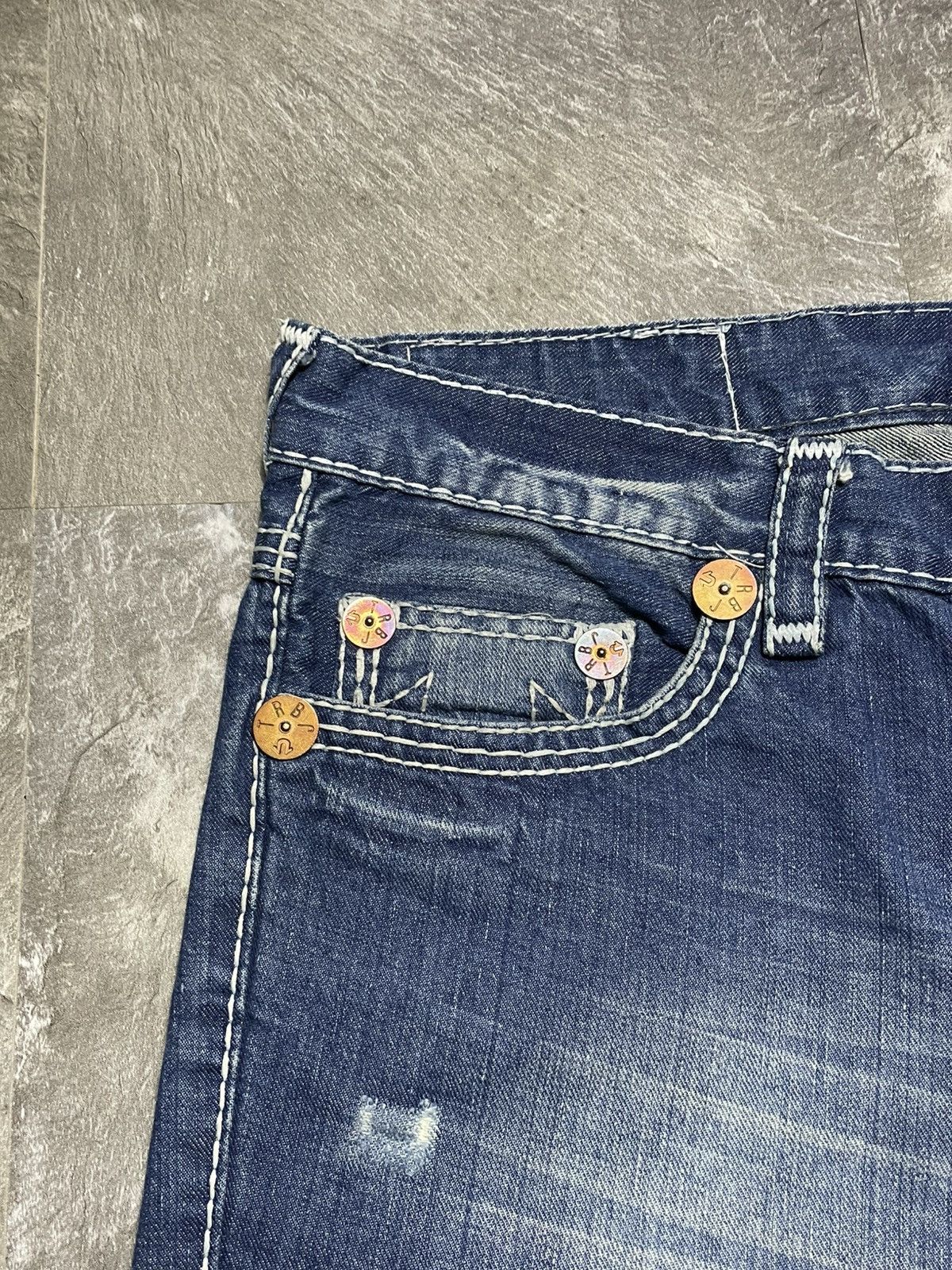 True Religion True Religion Vintage Billy Bigt Baggy Denim Jeans Y2K Blue Size US 36 / EU 52 - 5 Thumbnail