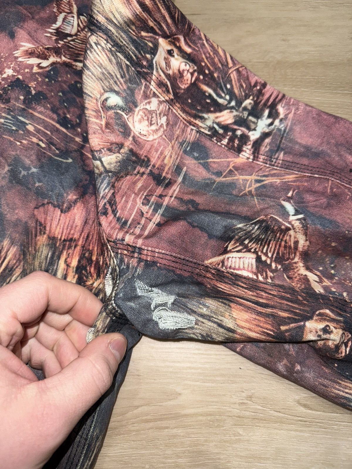 Supreme Supreme Dogs and Ducks Camo Chore Coat Size US XL / EU 56 / 4 - 11 Thumbnail