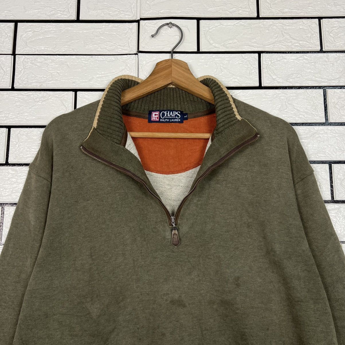 Chaps Ralph Lauren Vintage CHAPS RALPH LAUREN Half Zipper Sweatshirt #4093-C186 Size US L / EU 52-54 / 3 - 10 Thumbnail