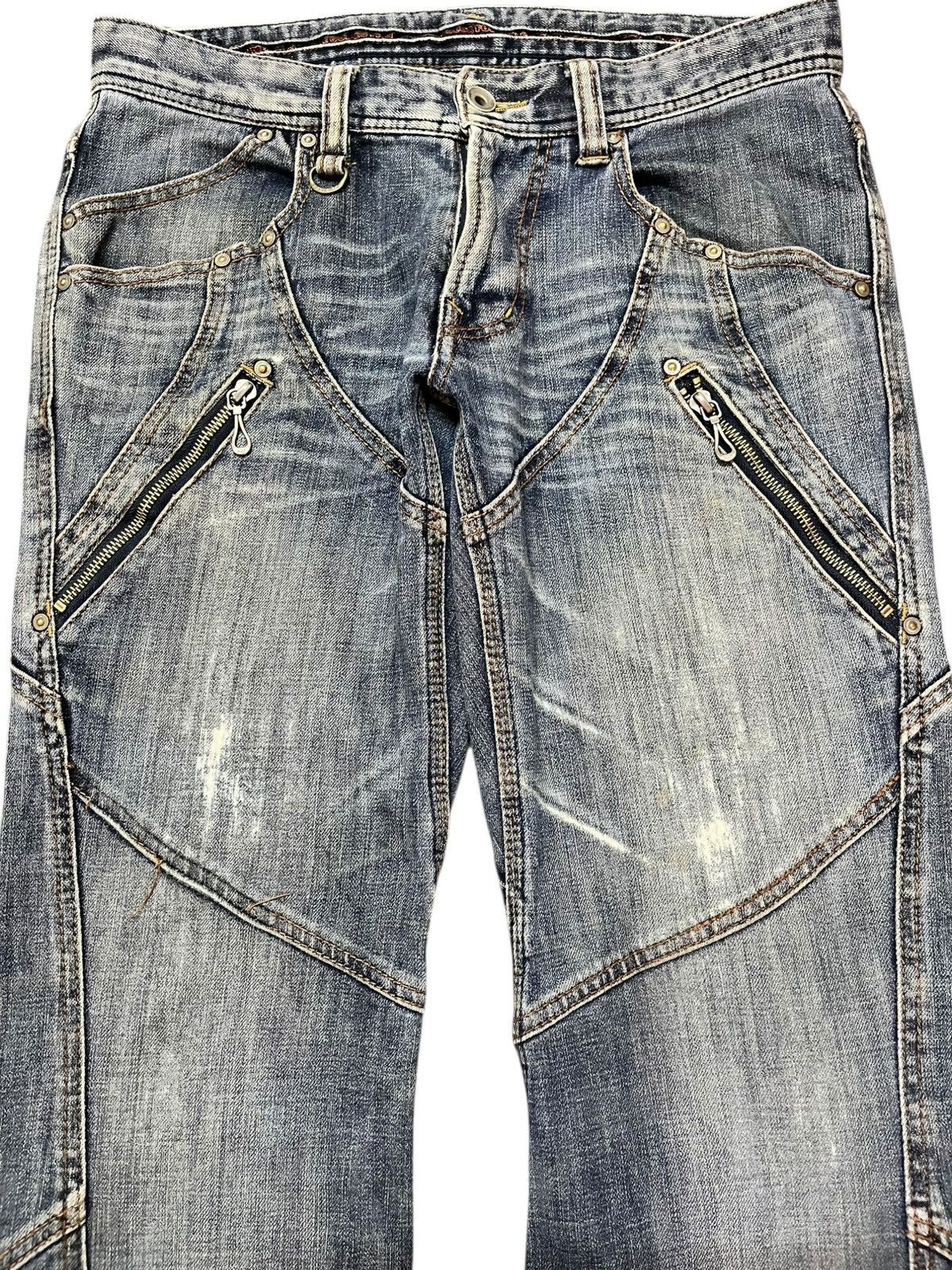 Nicole Club Vintage Nicole Club For Men Bondage Punk Denim Size US 31 - 2 Thumbnail