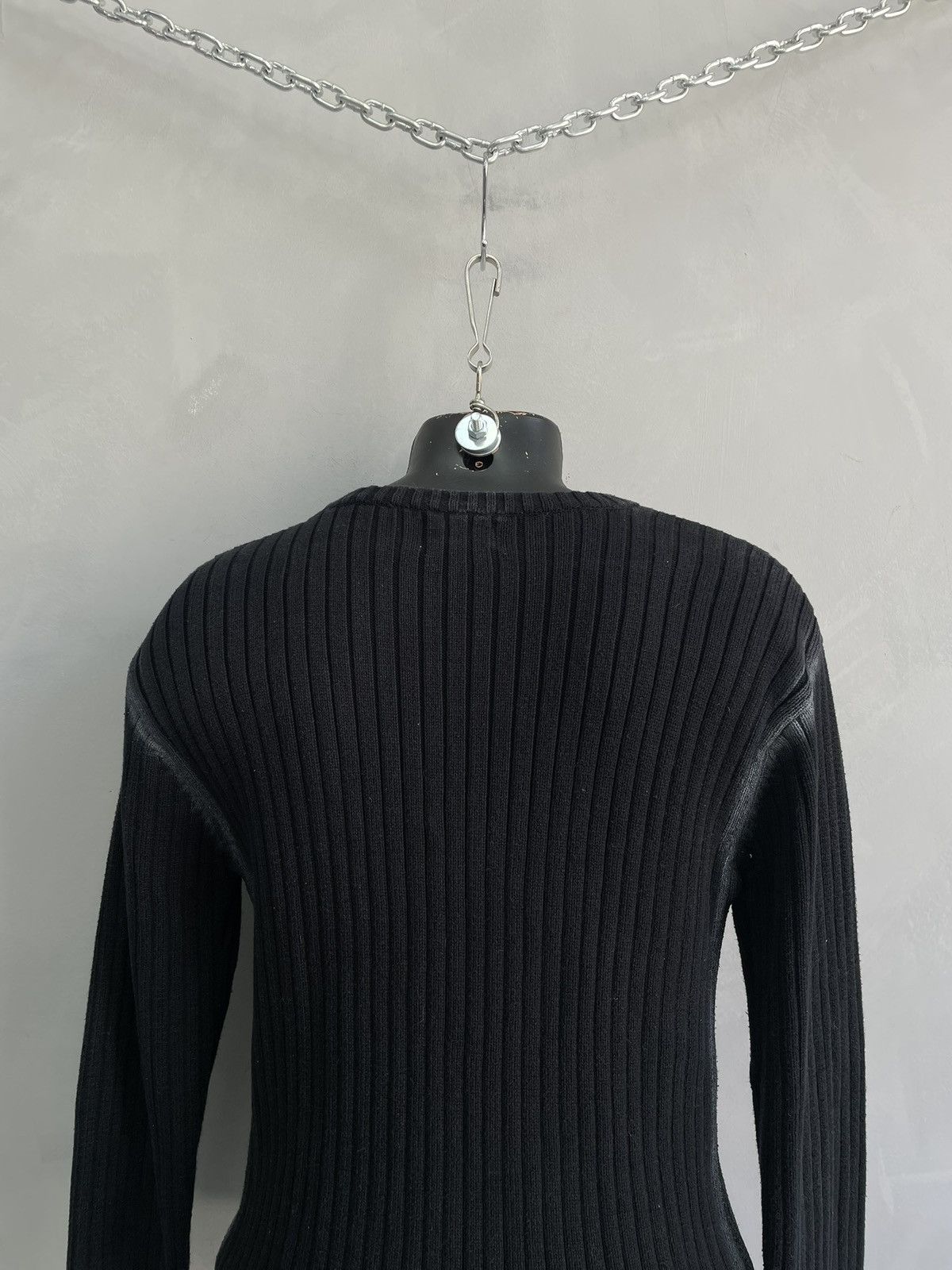 If Six Was Nine If six was nine style y2k Black Ribbed Knit Sweater Size L Size US L / EU 52-54 / 3 - 8 Thumbnail