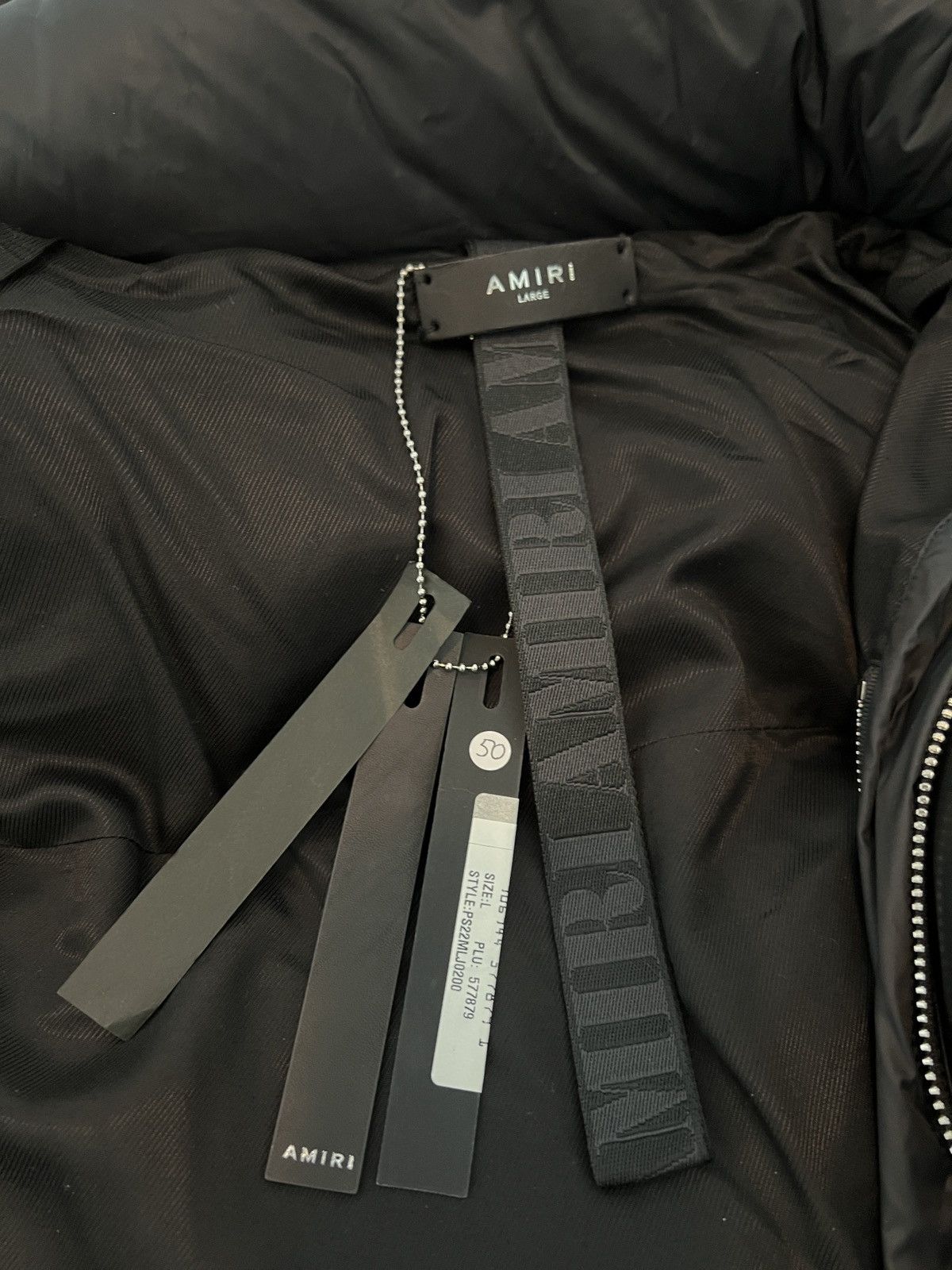 Amiri Amiri leather down Puffa jacket Size US L / EU 52-54 / 3 - 4 Thumbnail