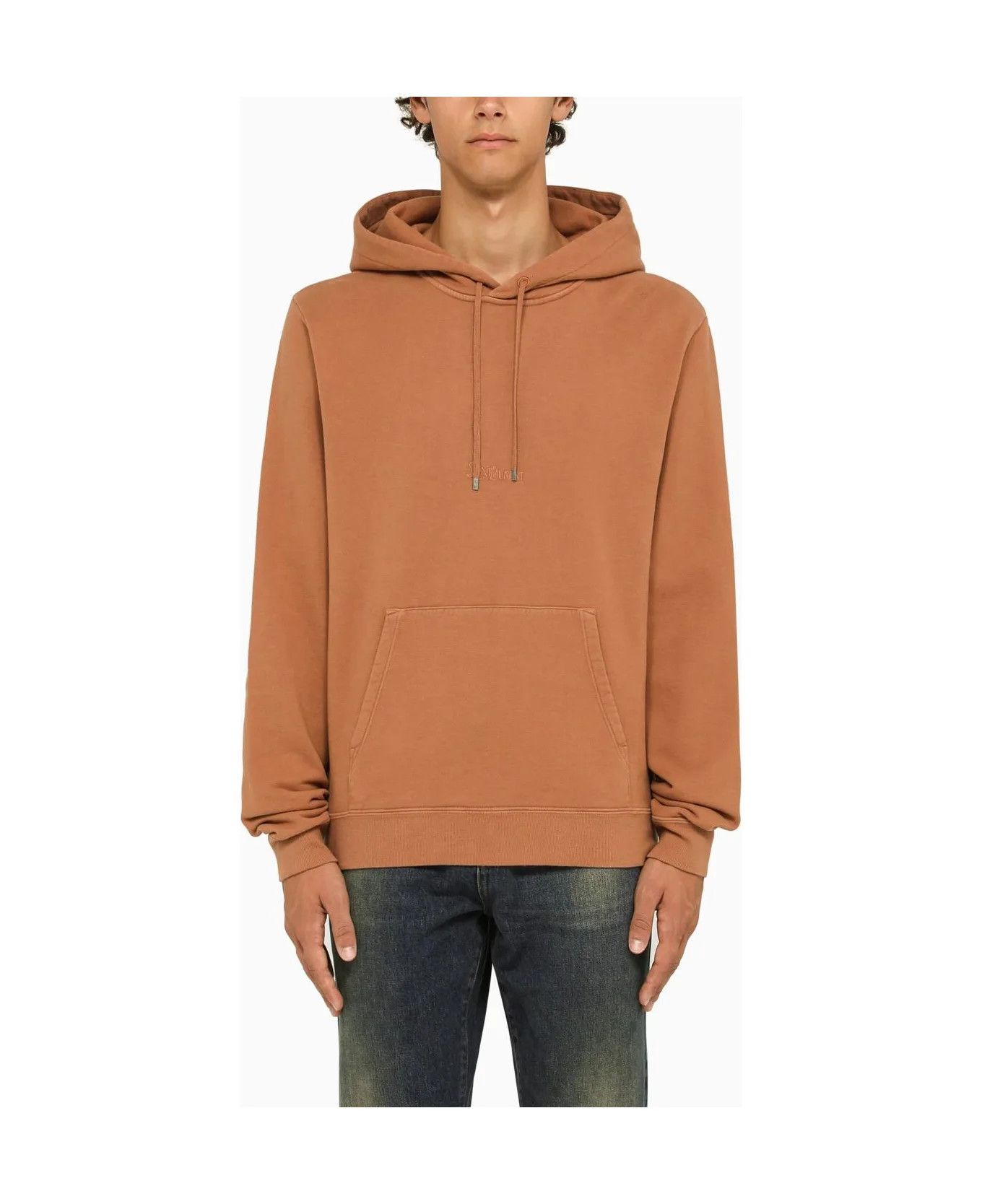 Saint Laurent Paris o1bcso1str0125 Hoodie in Beige Size US S / EU 44-46 / 1 - 1 Thumbnail