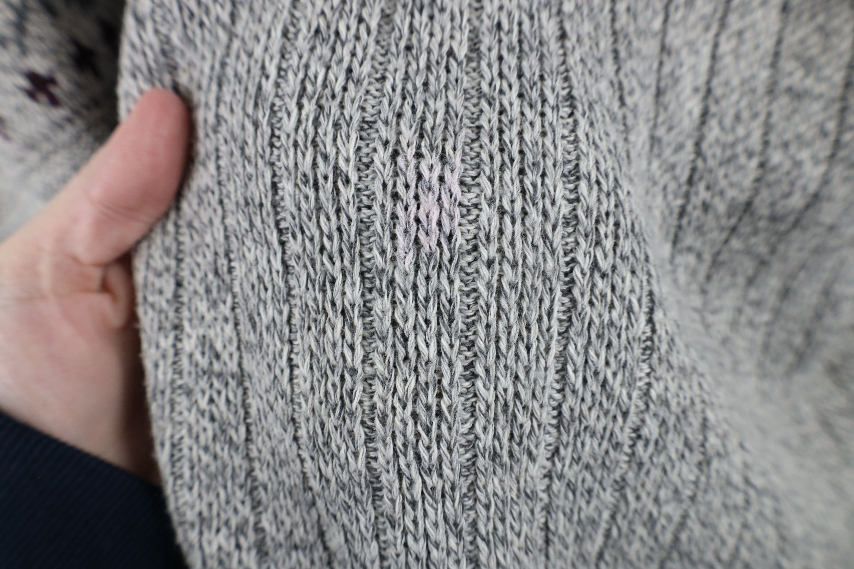 Vintage Vintage 90s Streetwear Ribbed Knit Crewneck Sweater Size US XL / EU 56 / 4 - 4 Thumbnail