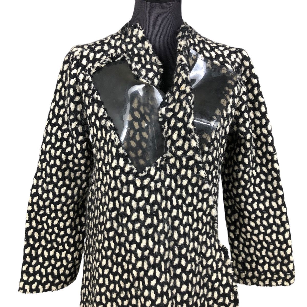 Comme des Garcons Vintage Junya Watanabe Comme Des Garcons 2001 A/W Wool Coat Size S / US 4 / IT 40 - 8 Thumbnail