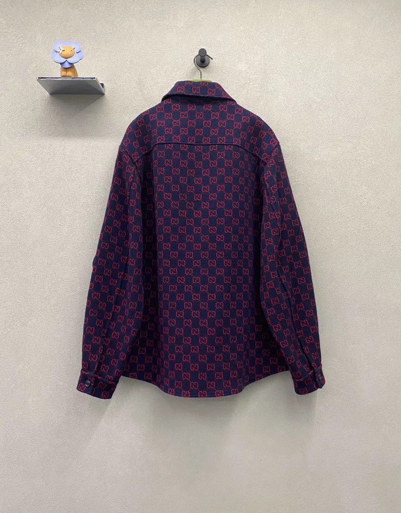 Gucci Gucci Printed wool zipper long-sleeved jacket 2501-Nextarro Size US M / EU 48-50 / 2 - 2 Thumbnail