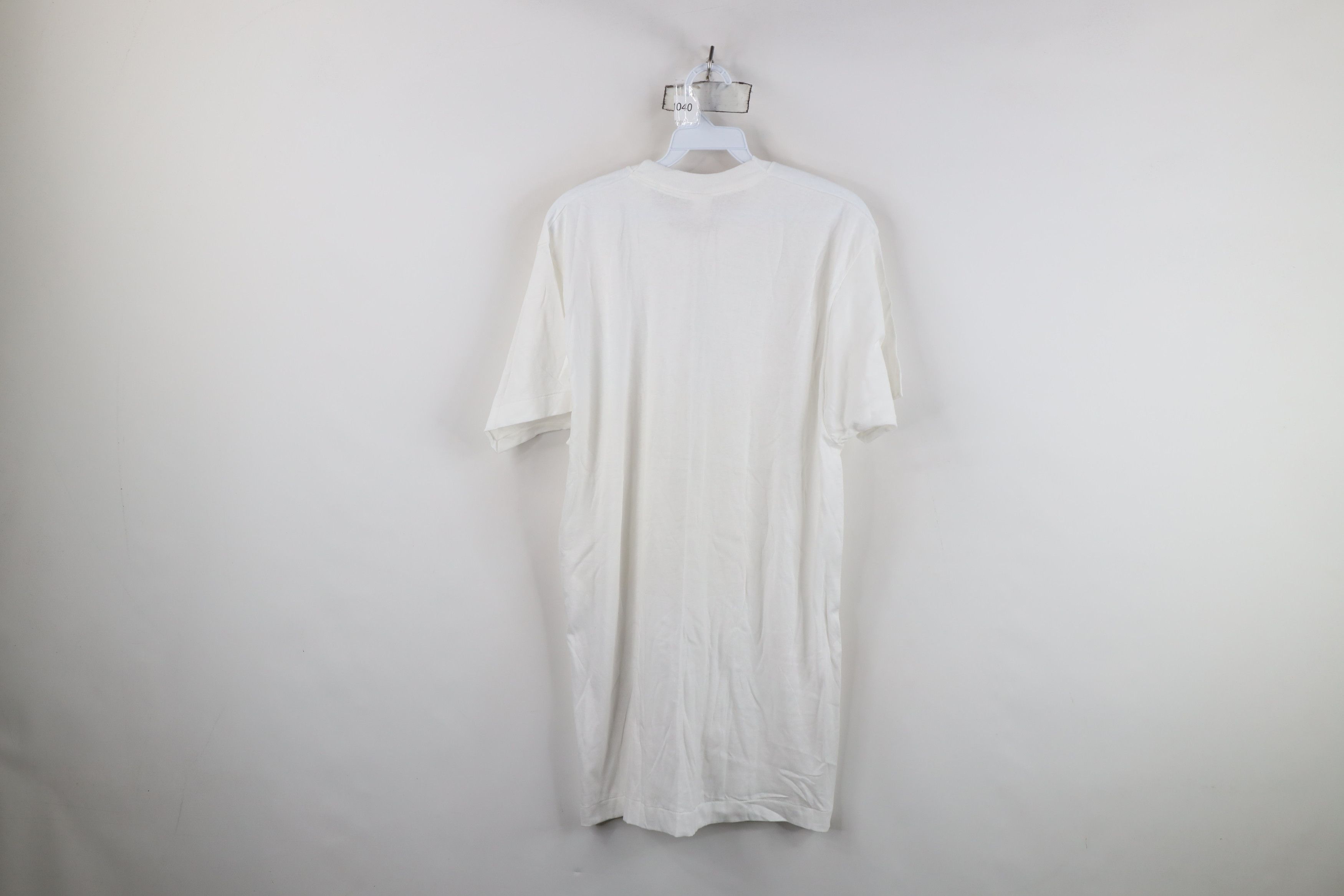 Vintage Vintage 90s Streetwear Cotton Short Sleeve T-Shirt White USA Size US XL / EU 56 / 4 - 7 Thumbnail