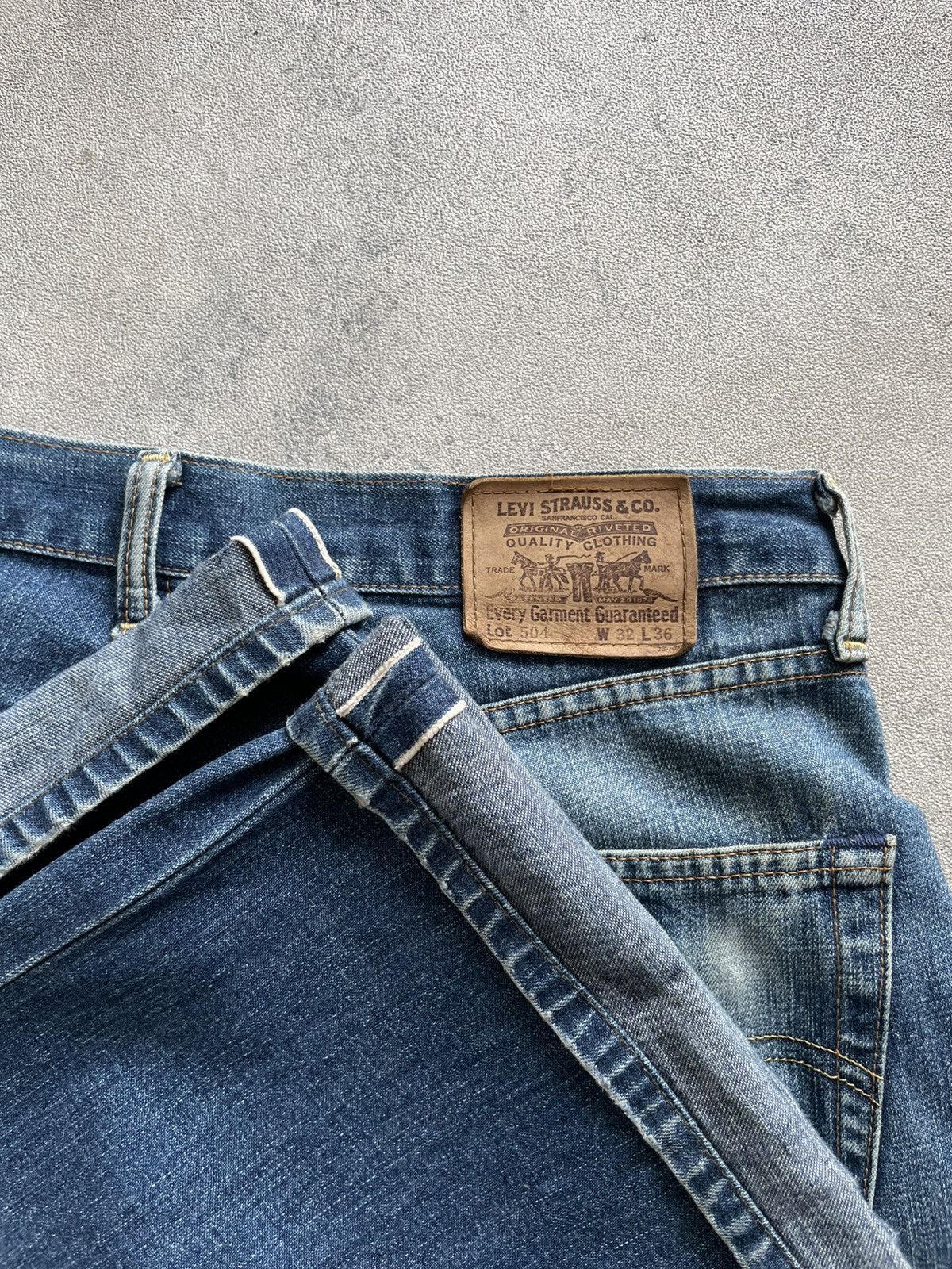 Levi's Selvedge Levi's 504 X Japanese Brand X Vintage Size US 31 - 6 Thumbnail