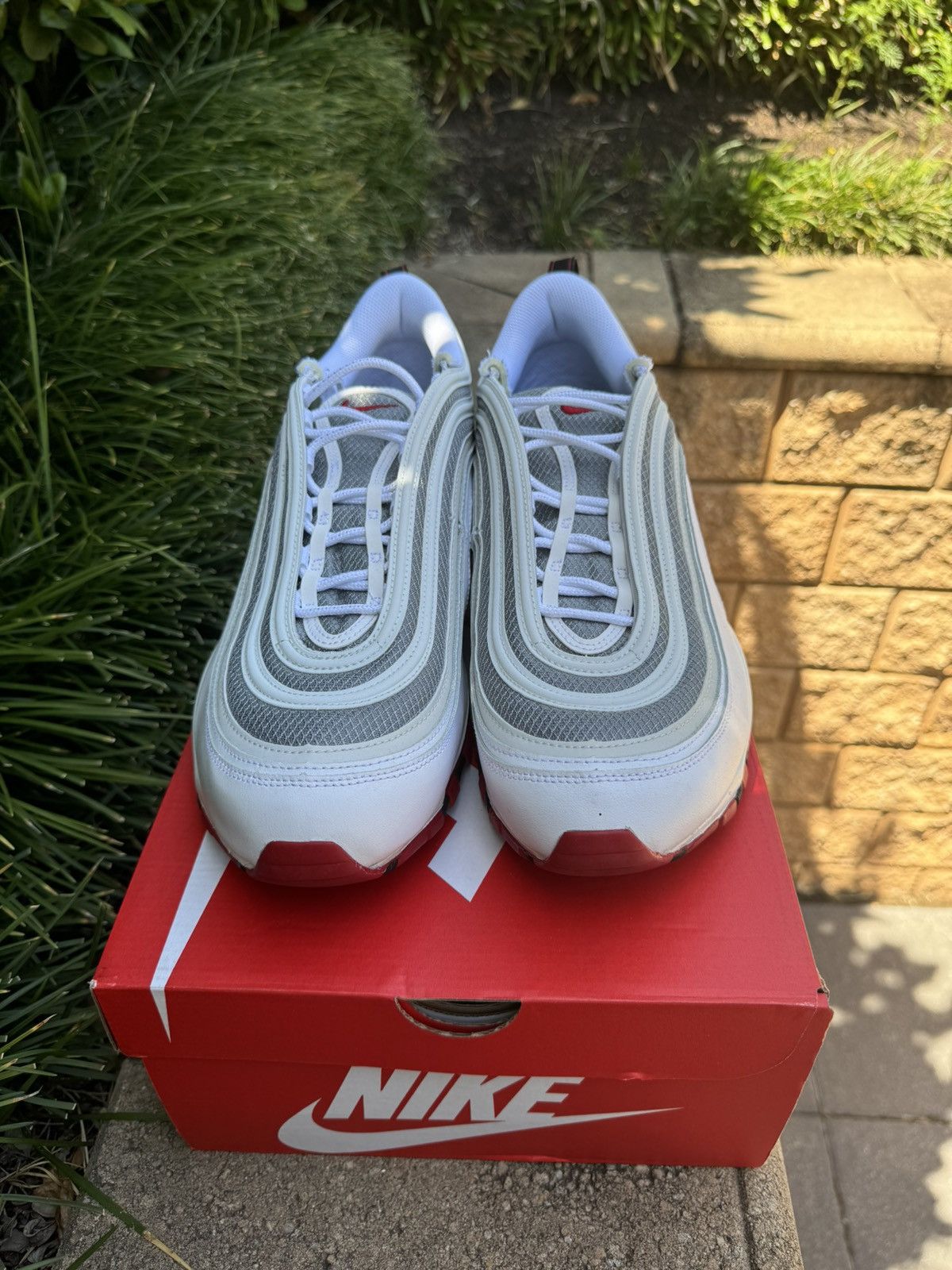 Nike Nike Air Max 97 ‘White Bullet’ Size US 14 / EU 47 - 4 Thumbnail