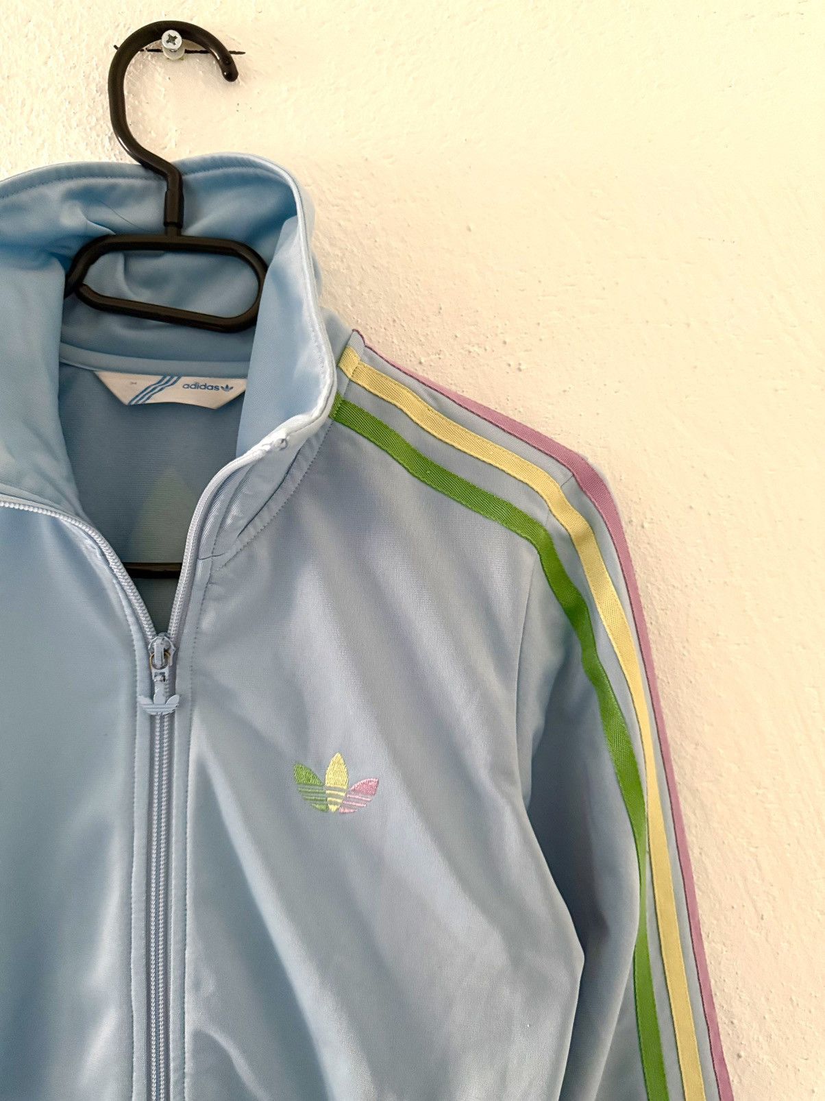 Adidas Vintage Adidas Track Jacket Easter Pink Size XXS / US 00 / IT 34 - 4 Thumbnail