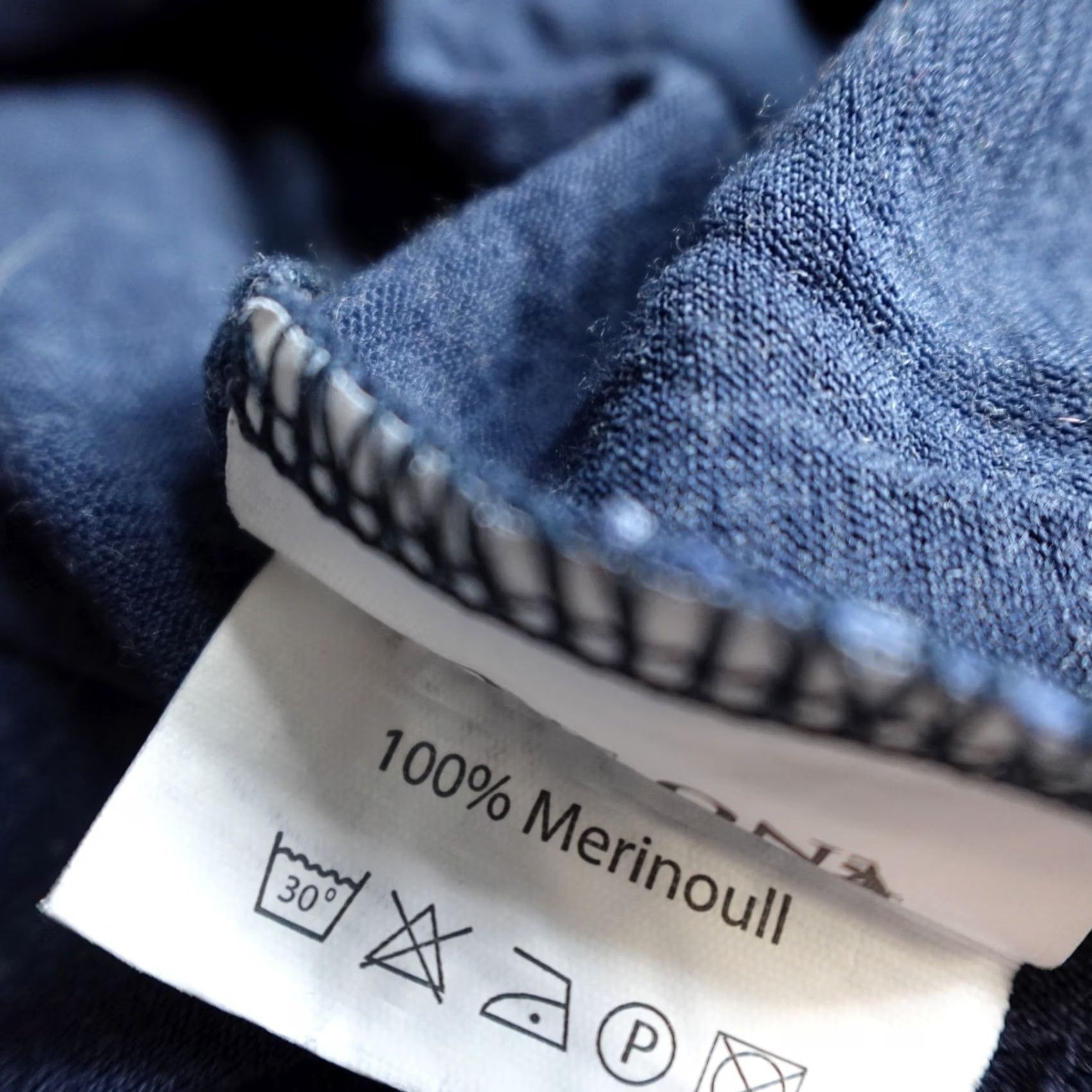 Vintage Move On Shirt Small Blue Merino Wool Solid Short Sleeve Unisex Adults T-Shirt Size US S / EU 44-46 / 1 - 4 Thumbnail