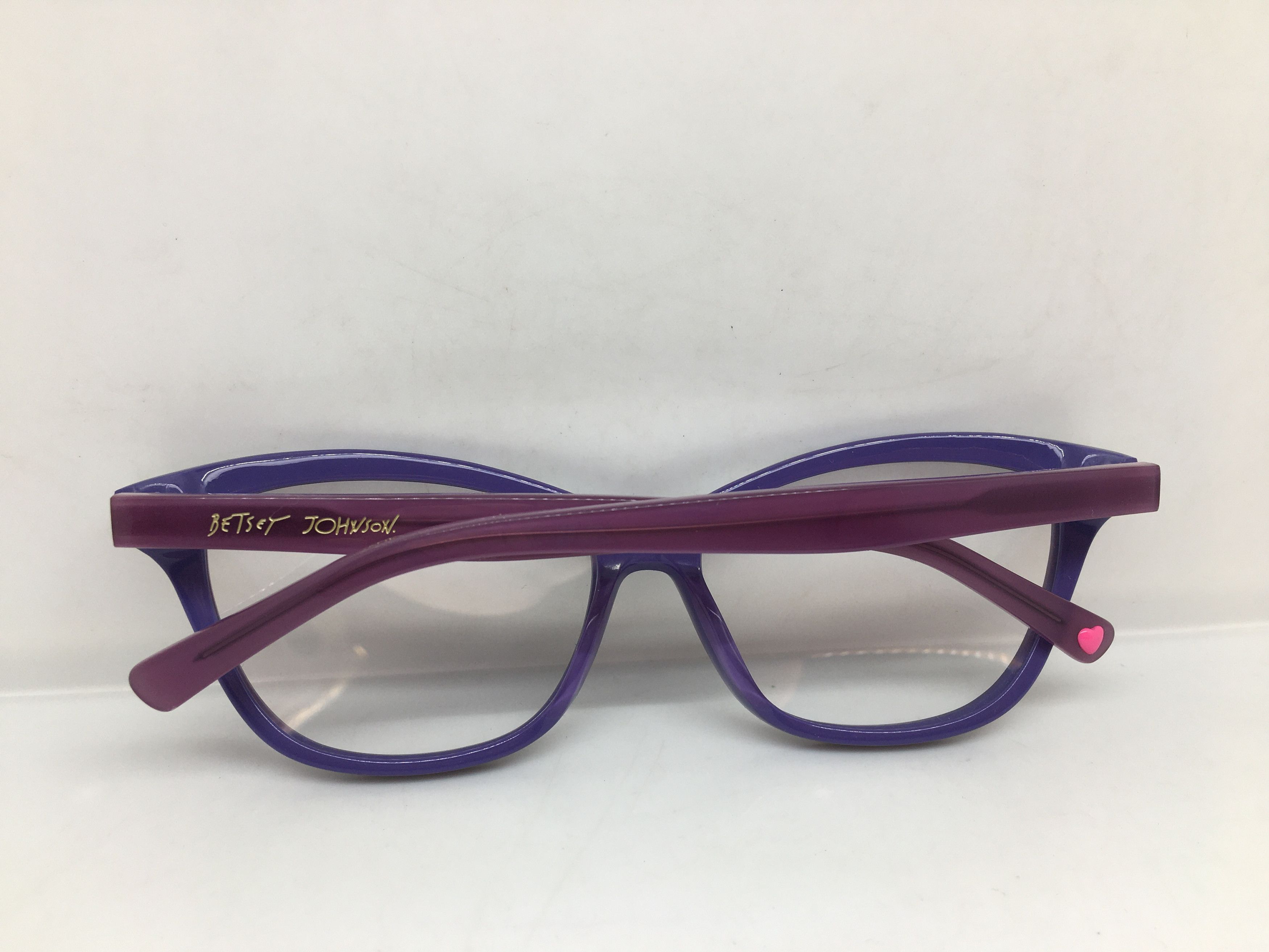 Betsey Johnson Betsey Johnson Purish Blue Cat Eye Eyeglasses Frame Diva Size ONE SIZE - 7 Thumbnail