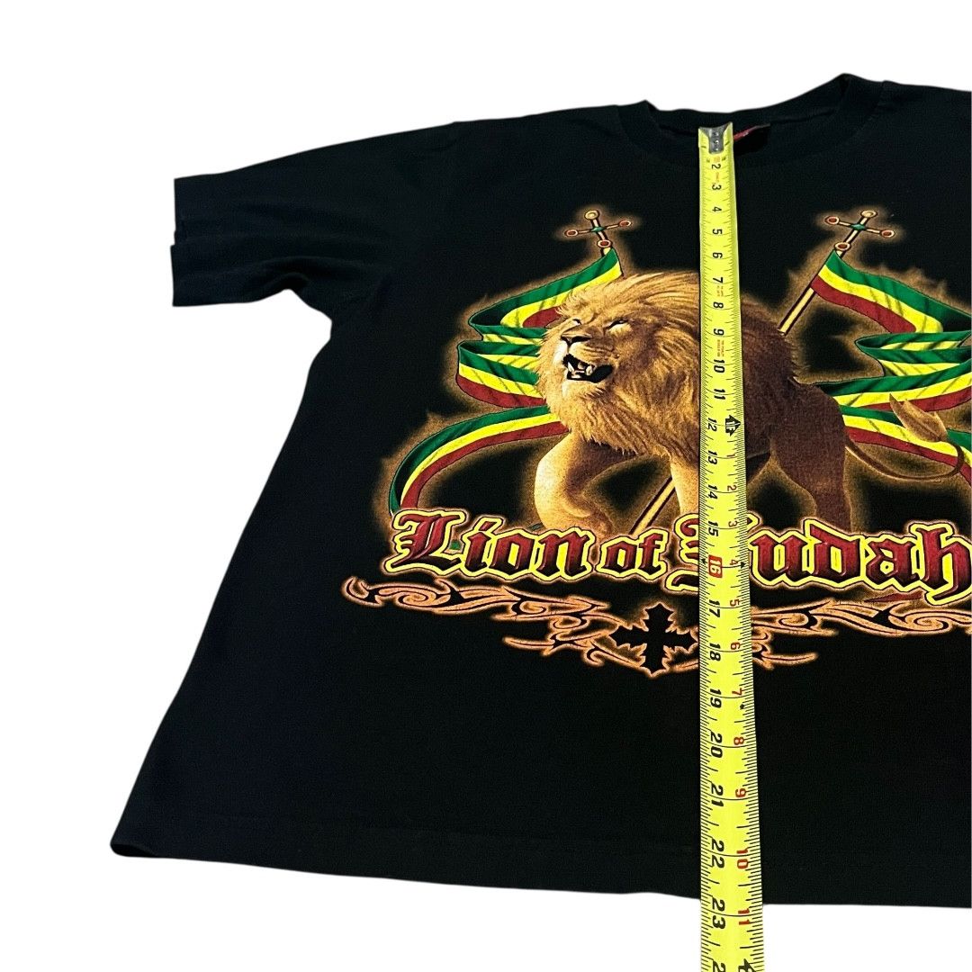 Vintage VINTAGE Lion of Judah Double Sided Print T Shirt Size US M / EU 48-50 / 2 - 3 Thumbnail