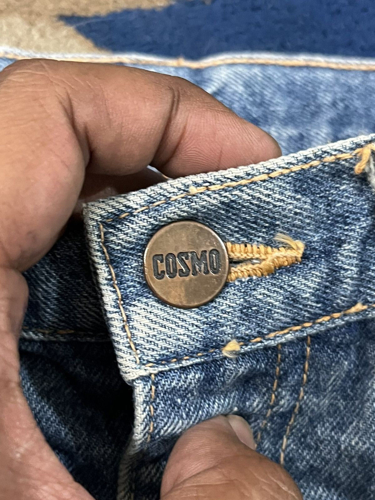 Japanese Brand Vintage Cosmo Straight Cut Denim Size US 29 - 9 Thumbnail