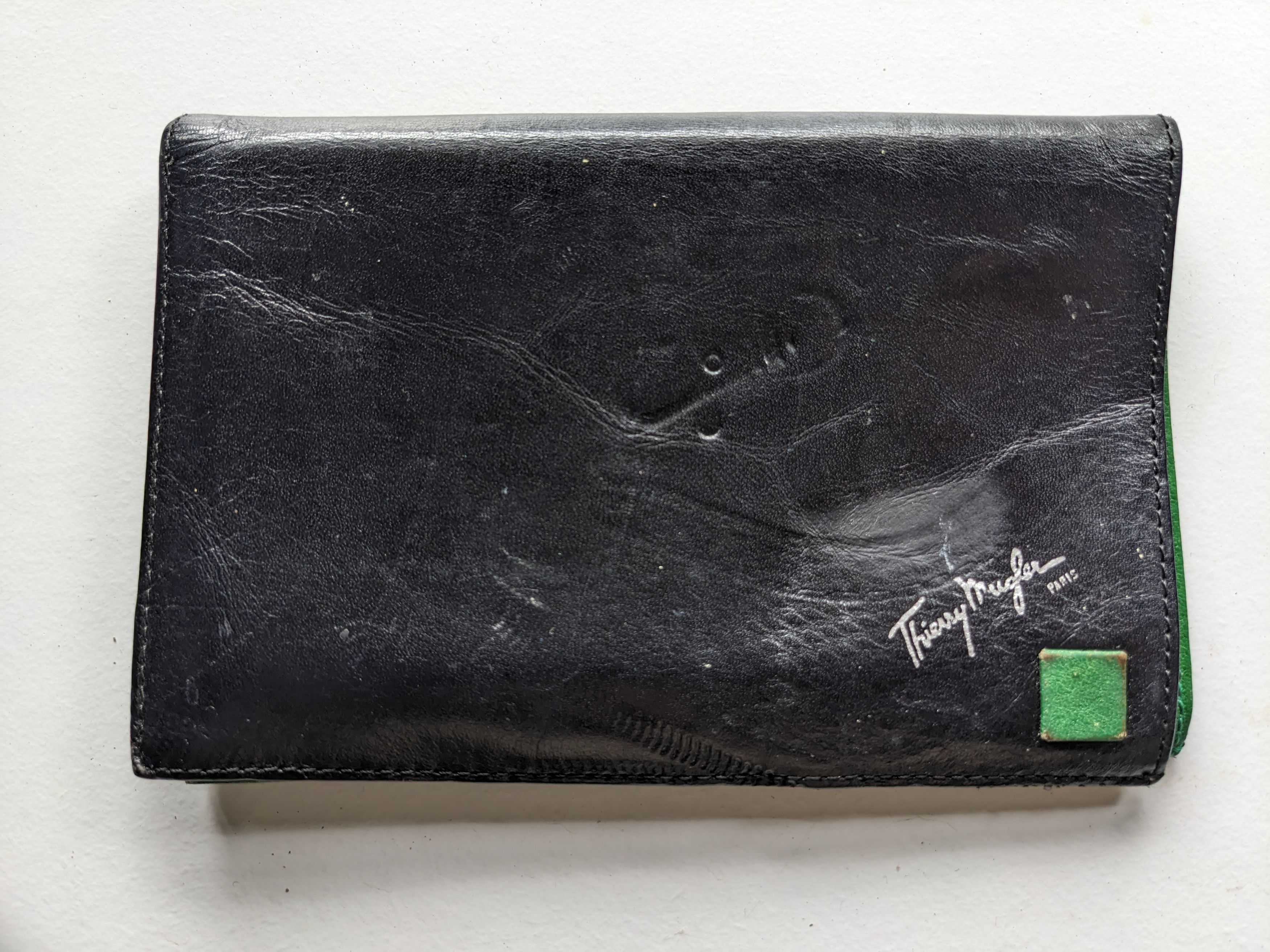 Thierry Mugler × Vintage Vintage Thierry Mugler long wallet leather Size ONE SIZE - 2 Thumbnail
