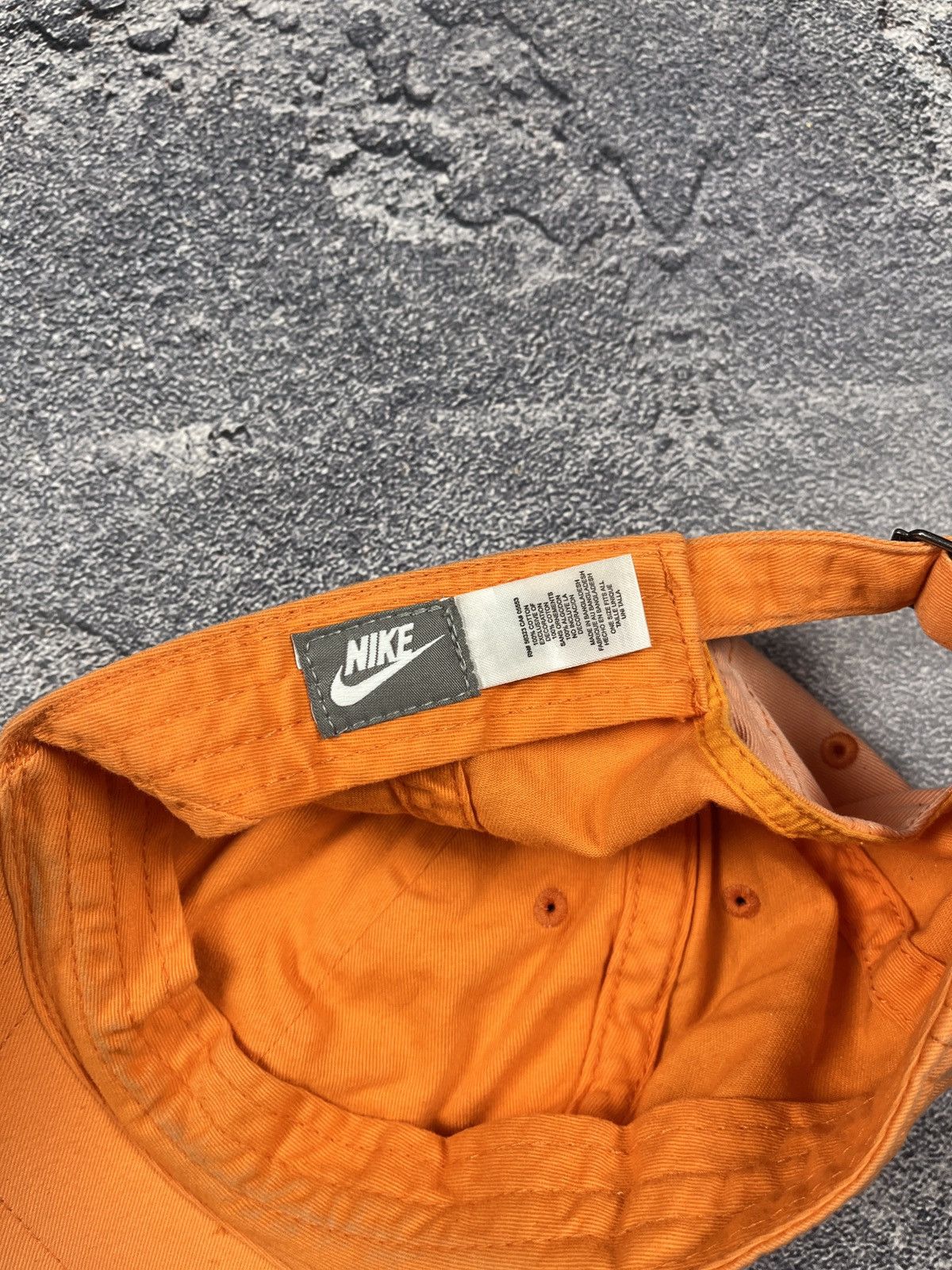 Nike × Vintage Vintage 00’s Nike Just Do It Swoosh Cap y2k drill Size ONE SIZE - 5 Thumbnail
