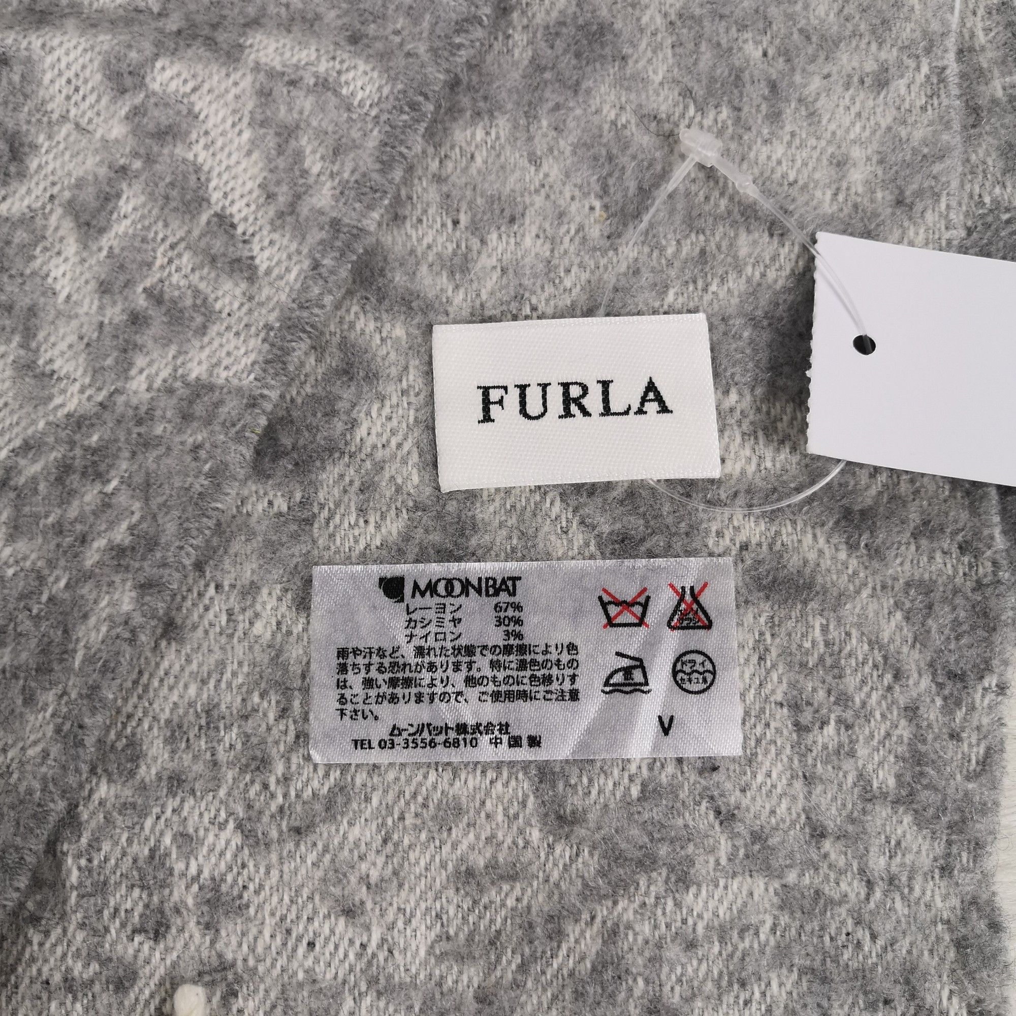Furla Vintage FURLA Scarf Wool Cashmere Scarves. Size ONE SIZE - 4 Thumbnail