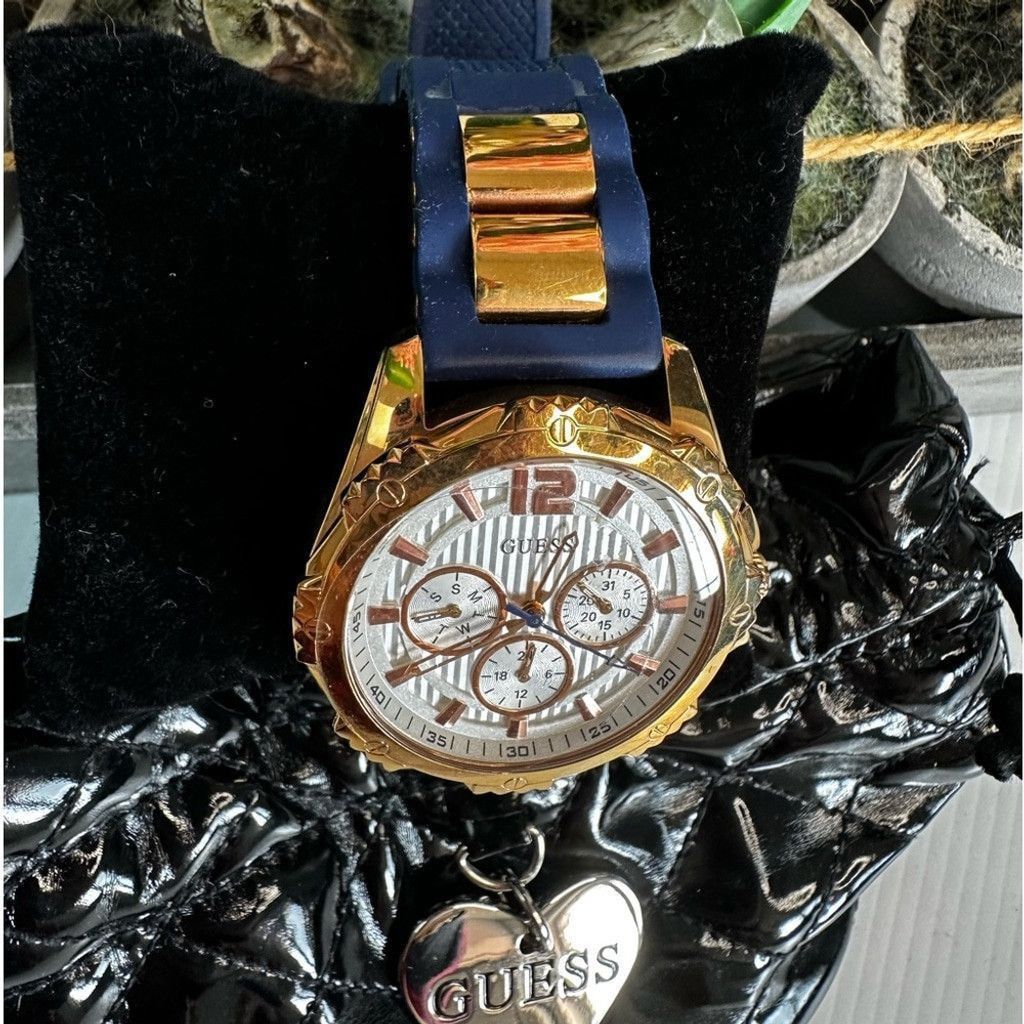 Guess Guess Rubber Band with rose gold watch Size ONE SIZE - 3 Thumbnail