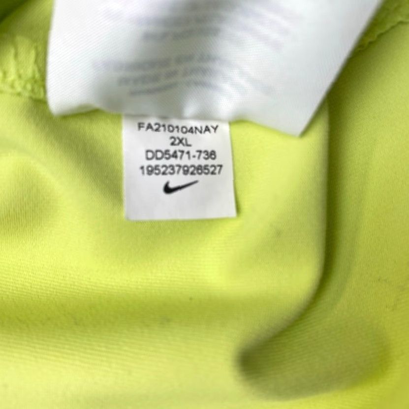 Nike Nike Dri Fit Polo Shirt Mens 2XL Neon Green All Over Print Golf Clubs 8565 Size US XXL / EU 58 / 5 - 7 Thumbnail