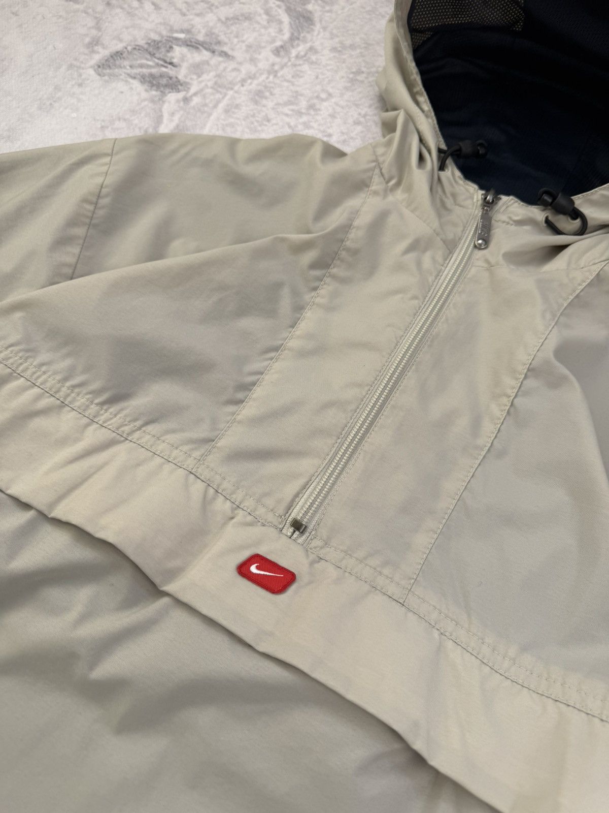 Nike × Nike ACG NIKE 1/3 ZIP VINTAGE CENTER LOGO OVERSIZE NYLON LIGHT JACKET Size US M / EU 48-50 / 2 - 6 Thumbnail