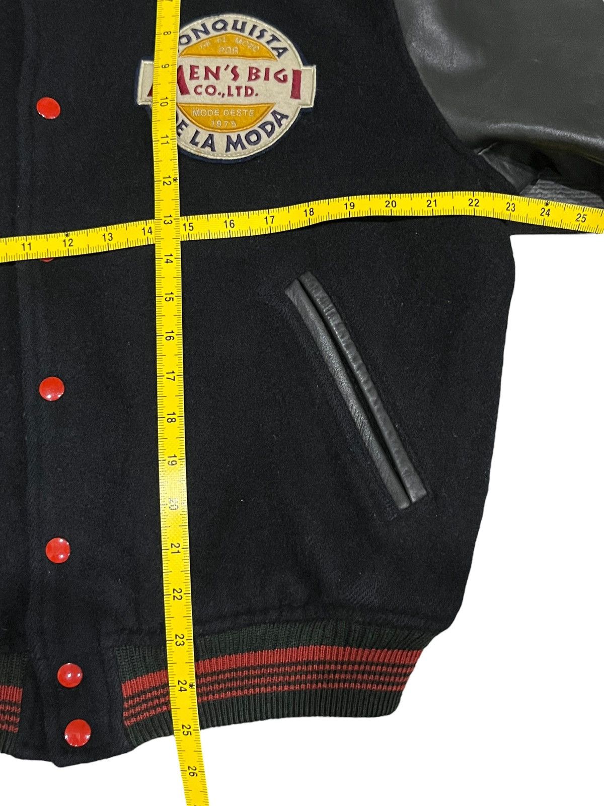 BIGI RARE🔥VINTAGE 90’s MEN’S BIGI Wool Leather Varsity Jacket Size US M / EU 48-50 / 2 - 14 Thumbnail