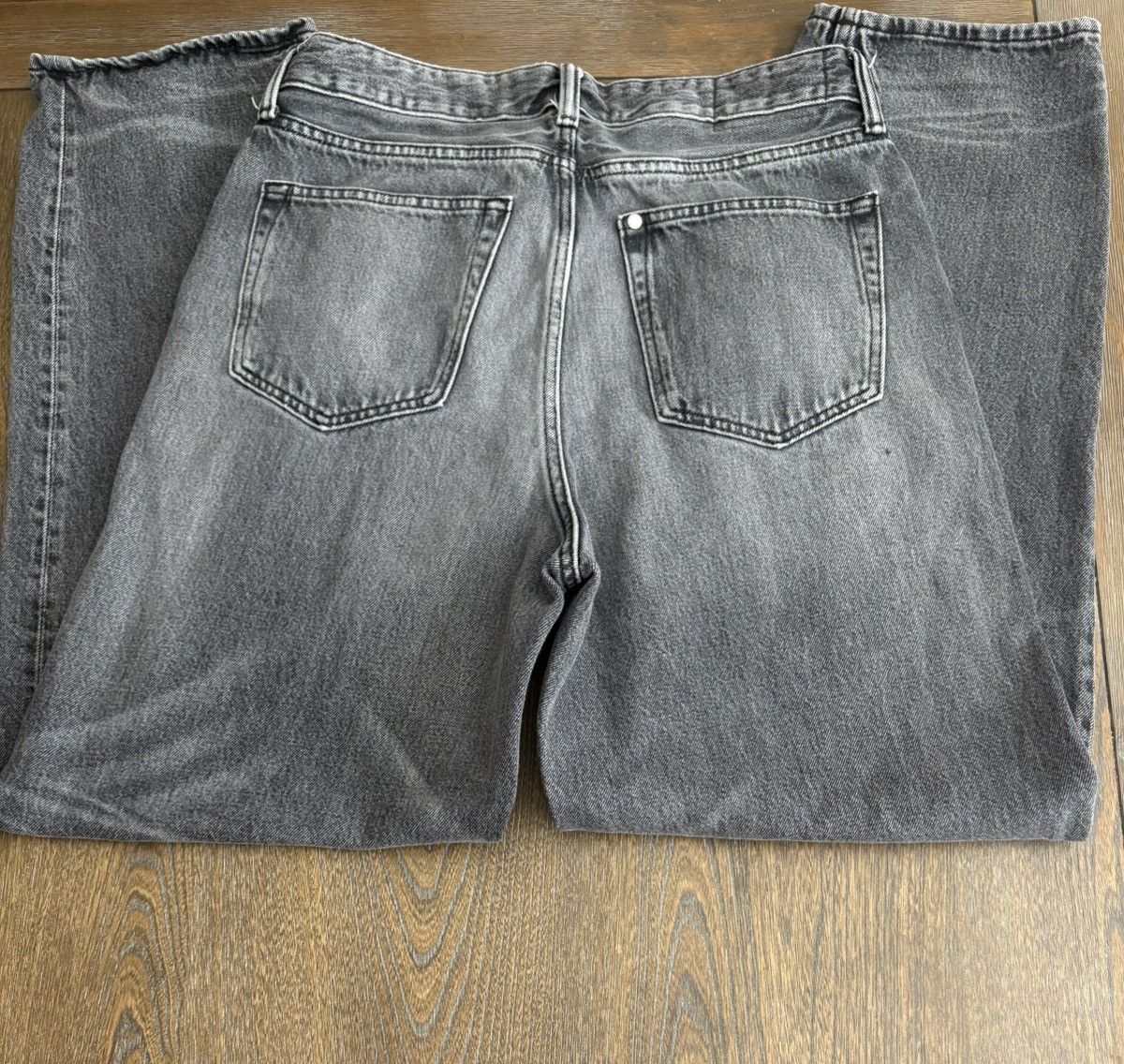 H&M Grey H&M Baggy Denim Jeans Size US 34 / EU 50 - 2 Thumbnail