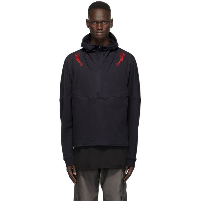 Kiko Kostadinov Brinda Embroidered Hoodie Size US S / EU 44-46 / 1 - 10 Thumbnail