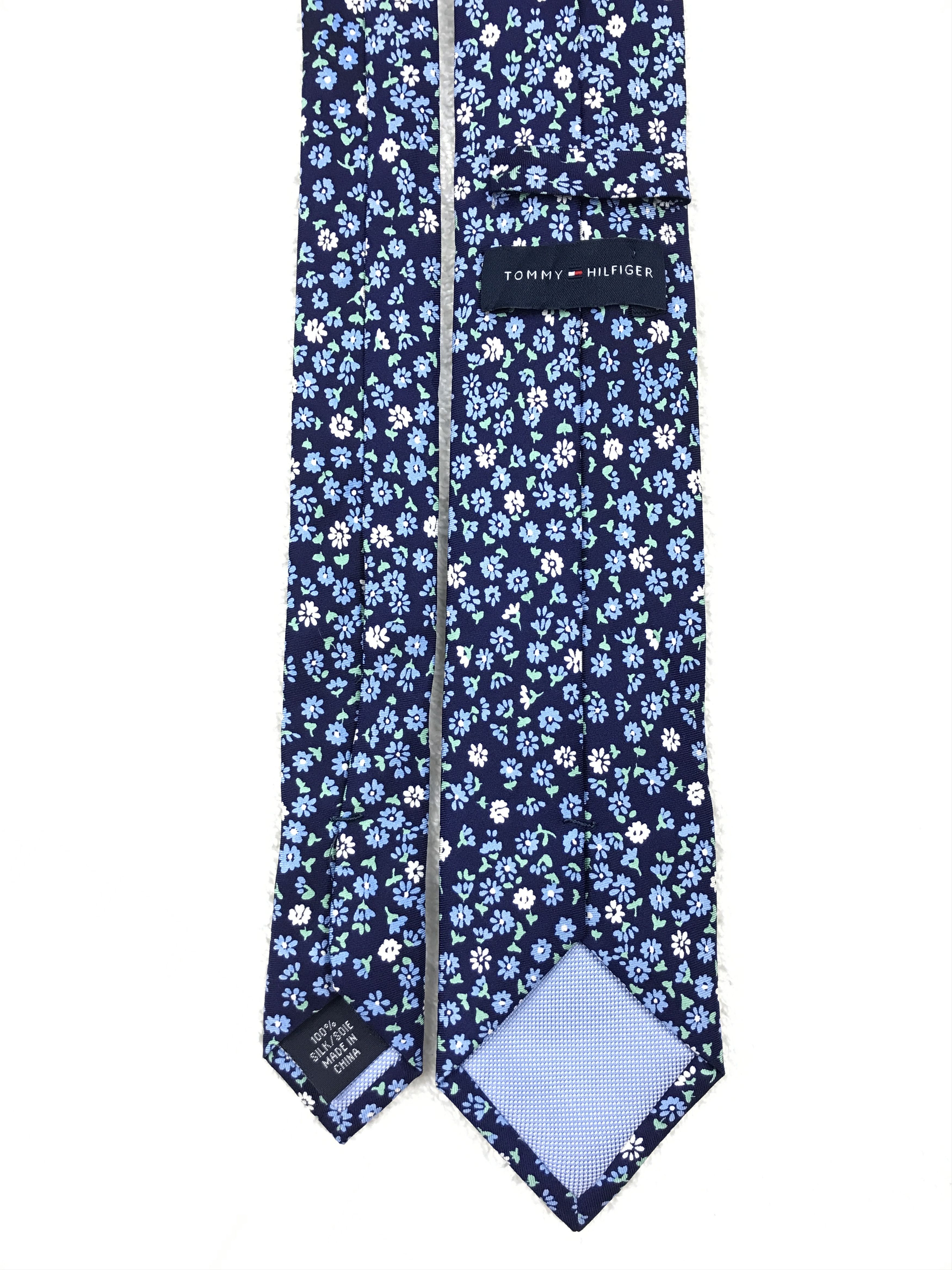 Designer × Tommy Hilfiger × Vintage Vintage Tommy Hilfiger Silk Necktie Size ONE SIZE - 4 Thumbnail
