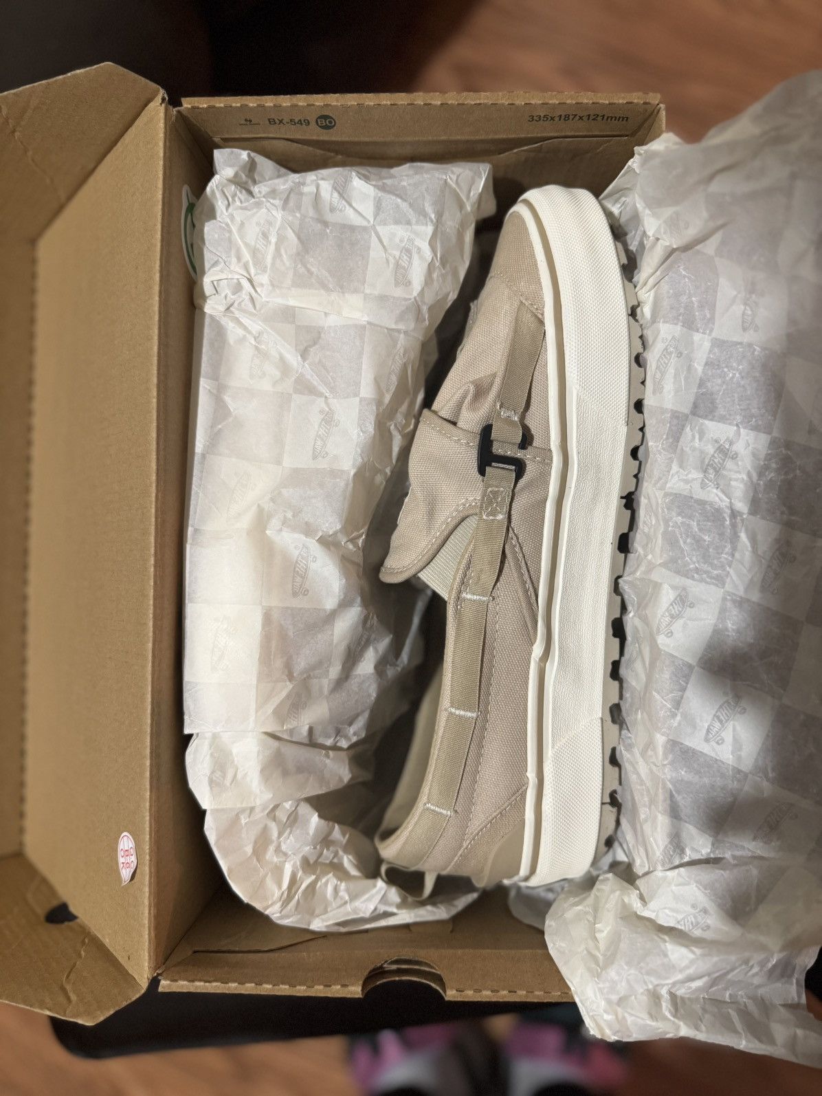 Vans NICOLE MCLAUGHLIN VANS COLLAB BIEGE VANS SLIP ONS !! Size US 10 / EU 43 - 5 Thumbnail