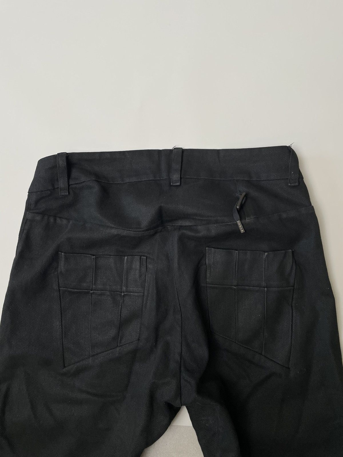 Boris Bidjan Saberi Boris Bidjan Saberi P13 light wax AW13-14 Black Denim Jeans Size US 32 / EU 48 - 4 Thumbnail