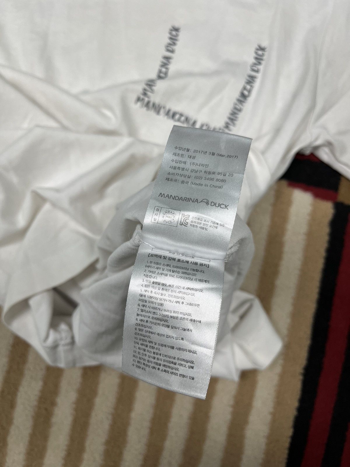 Designer × Mandarina Duck Mandarina Duck White T-shirt Size US M / EU 48-50 / 2 - 8 Thumbnail
