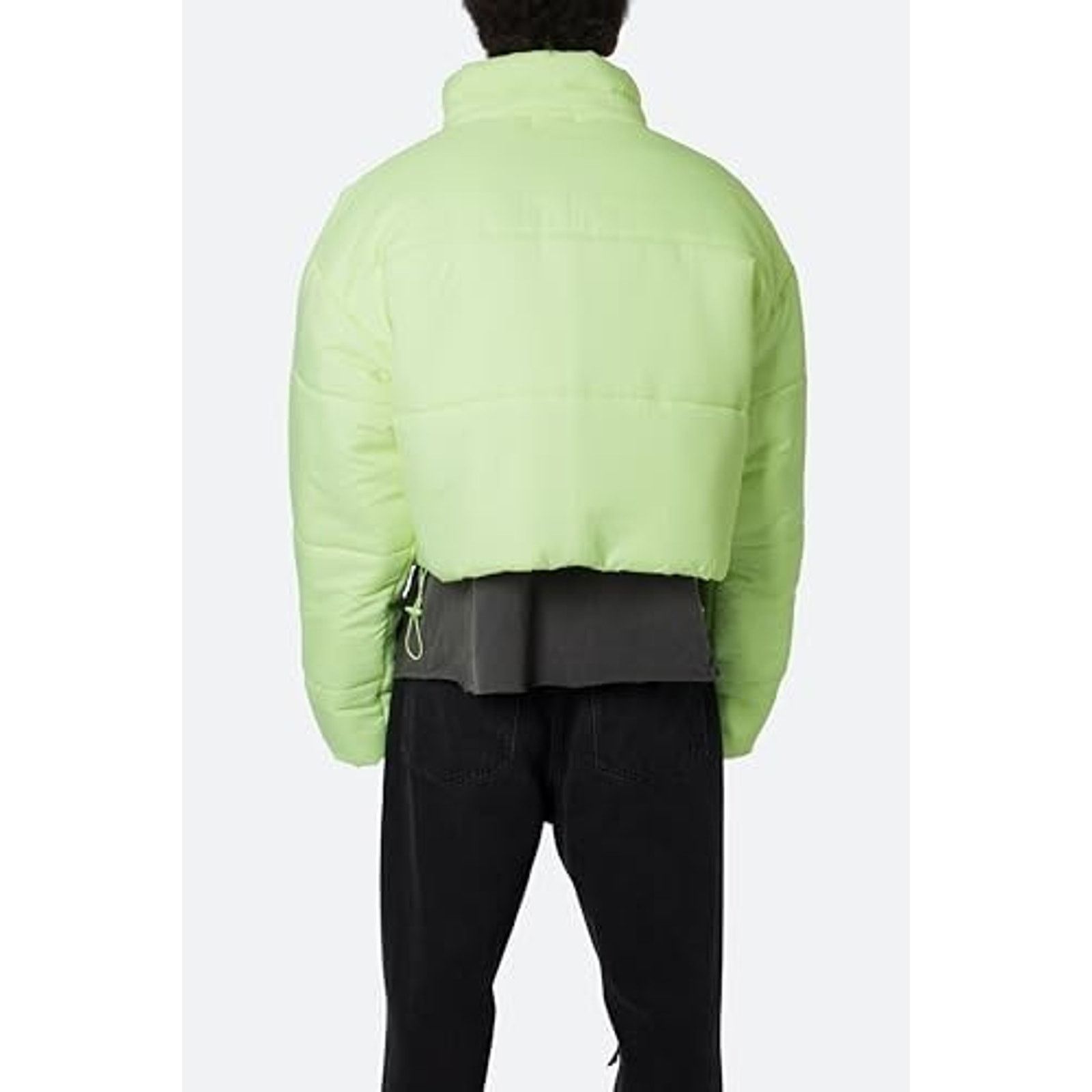 MNML MNML Cropped Puffer Jacket in Green Size 2XL Size US XXL / EU 58 / 5 - 2 Thumbnail